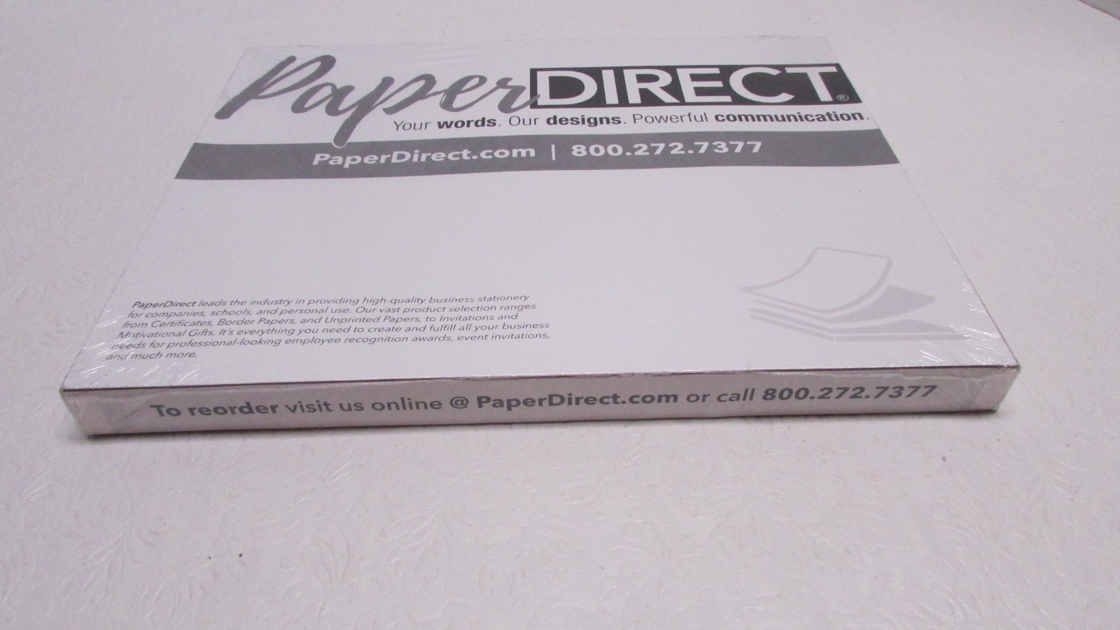 NEW Paper Direct Presentation Cover 25ct Cornerstone Blue 80# 8.5″x11″