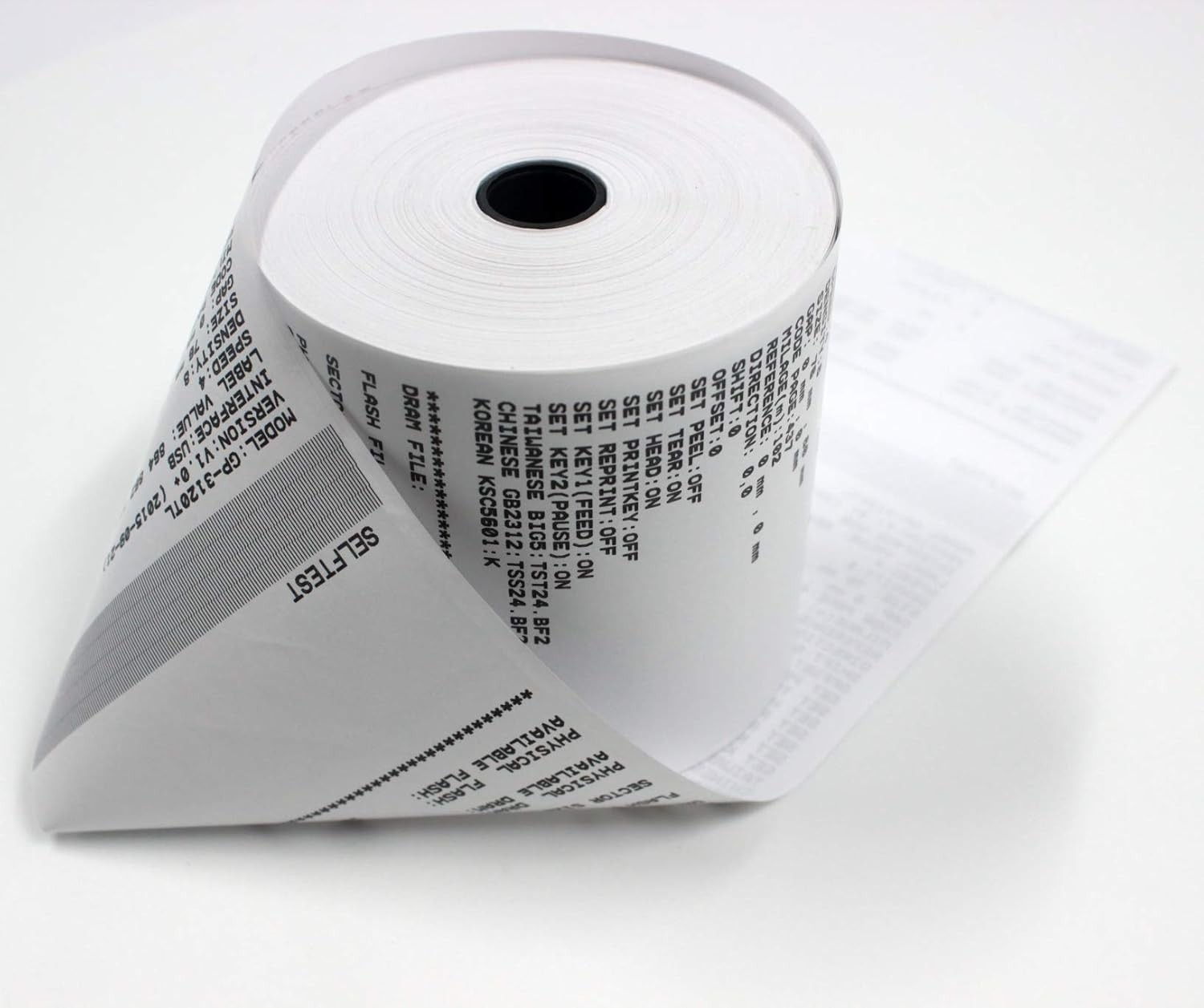 (10 Rolls – 50 GSM) 3” x 95′ White/Canary 2 Ply Pack of 10, white/canary