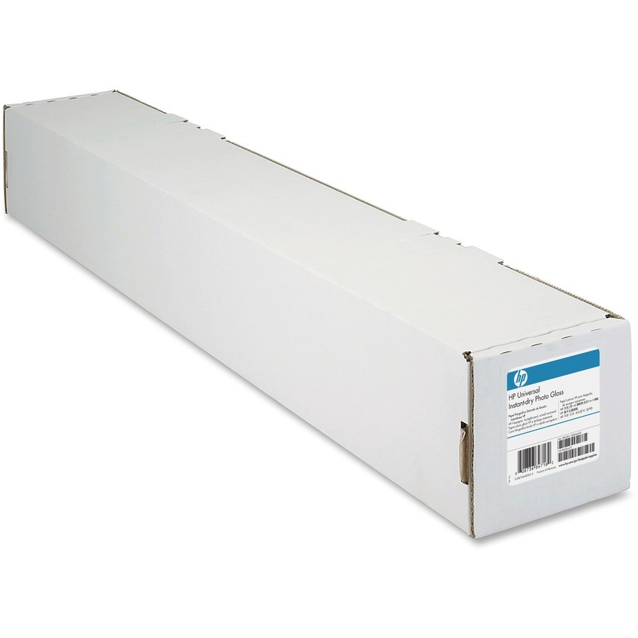 HP Everyday Inkjet Print Photo Paper 24″ x 100 ft Glossy 90 Brightness 1 Roll