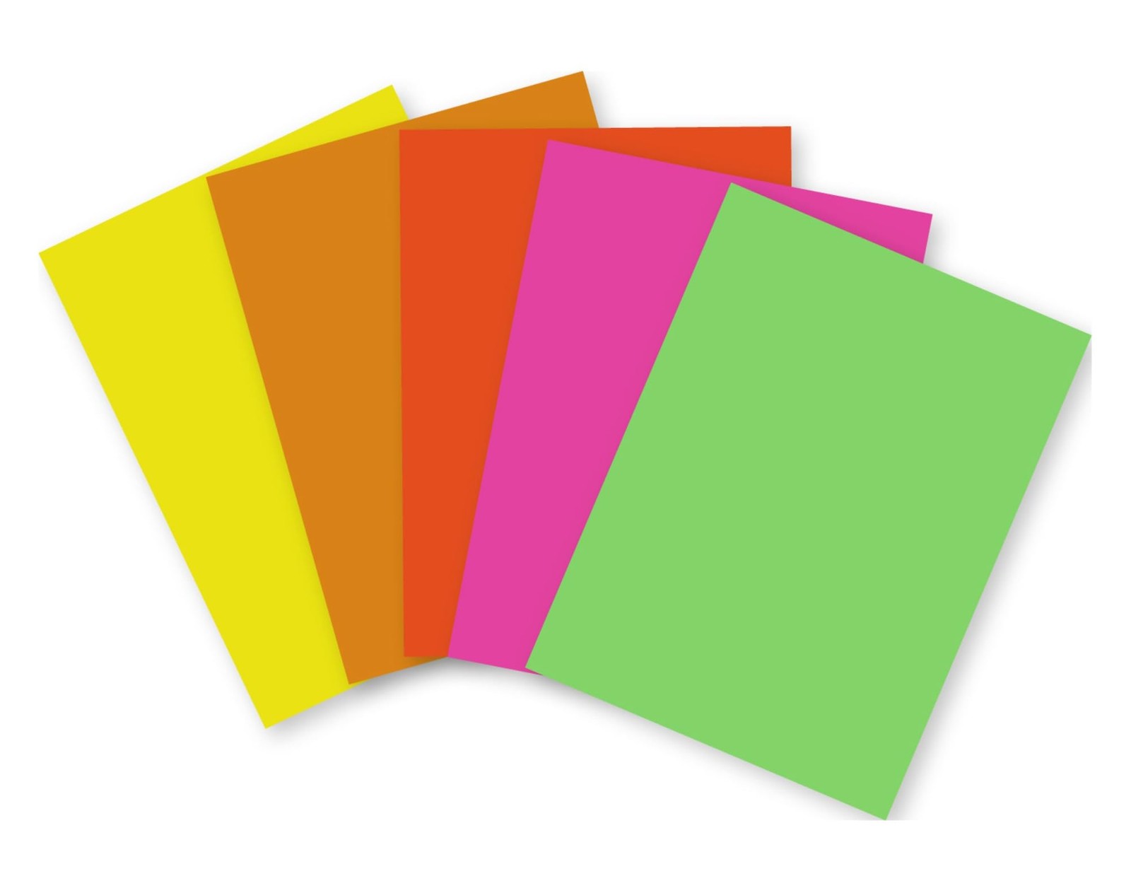 93921C Pack of 100 Sheets in Neon Colours, A4, 21 x 29.7cm, 90g, Coloured…