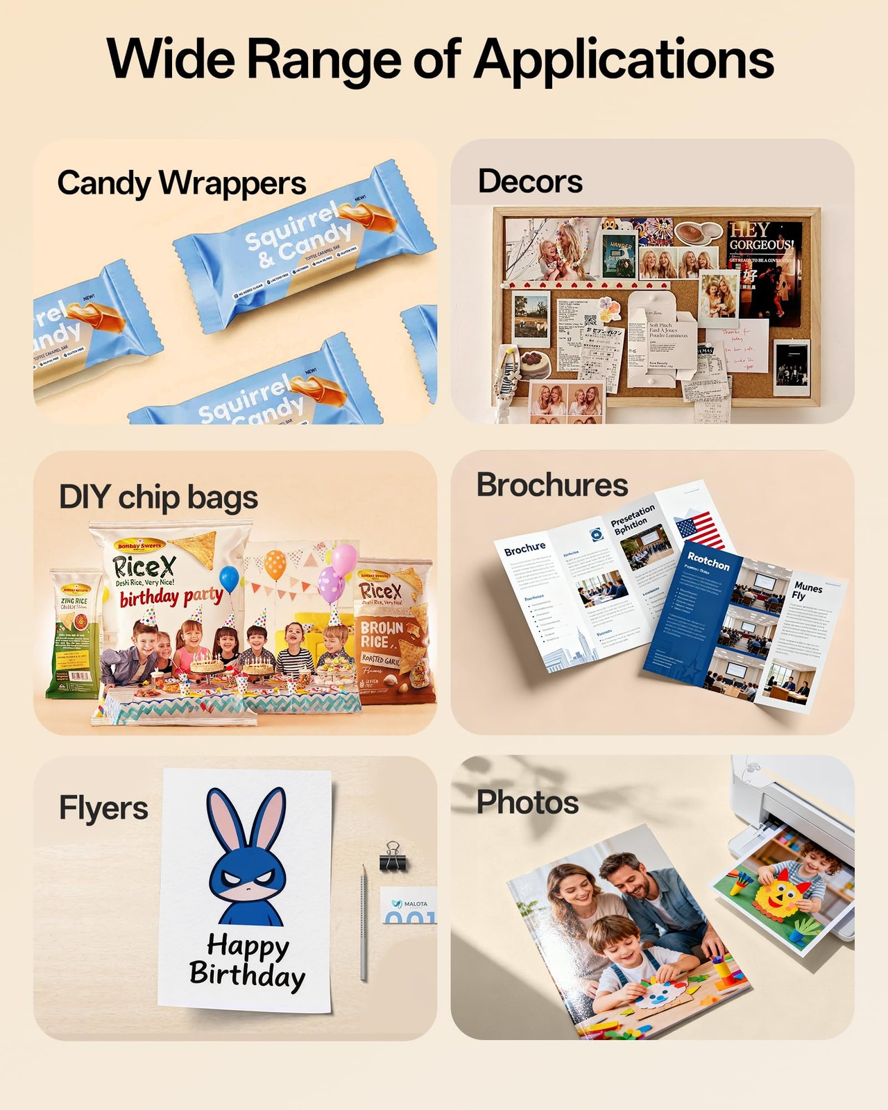 220 Sheets Thin Glossy Photo Paper 120gsm, 8.5×11 Inches Single Side Inkjet P…