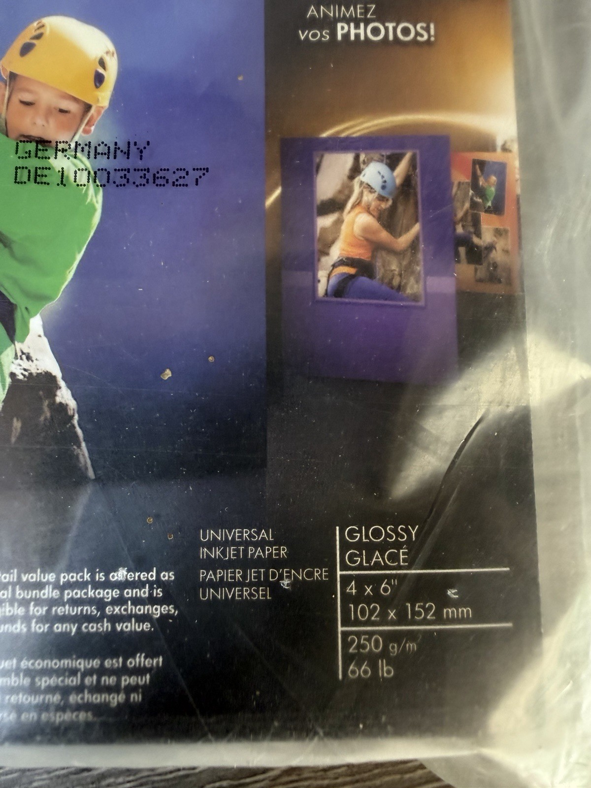 Hewlett Packard 4 x 6 inch Glossy Printer Paper Q6638A – 100 Sheets