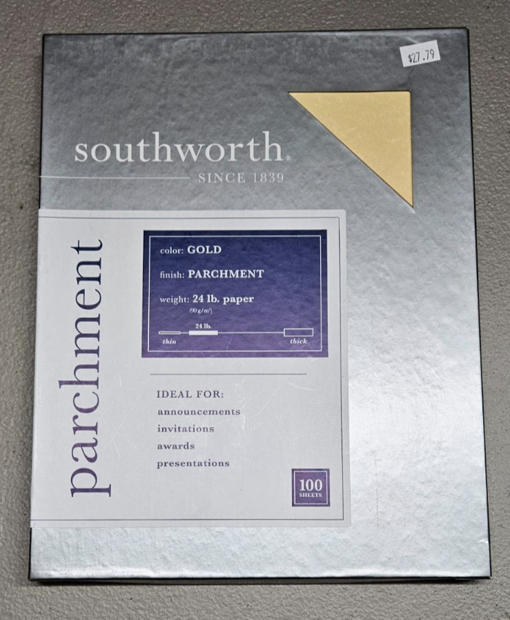 Southworth Specialty Paper – Gold & Southworth Fine Paper-Gray