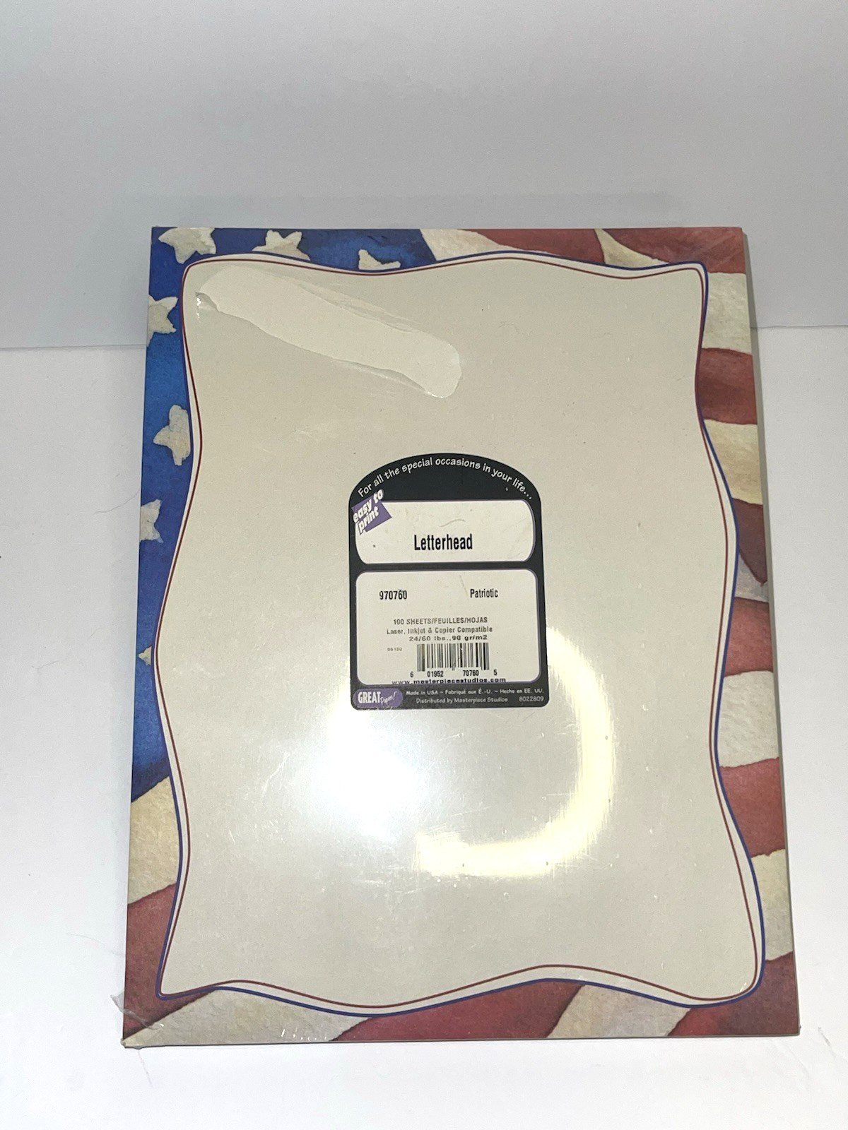 Masterpiece Studios Patriotic U.S. Flag Printer Paper 8×11