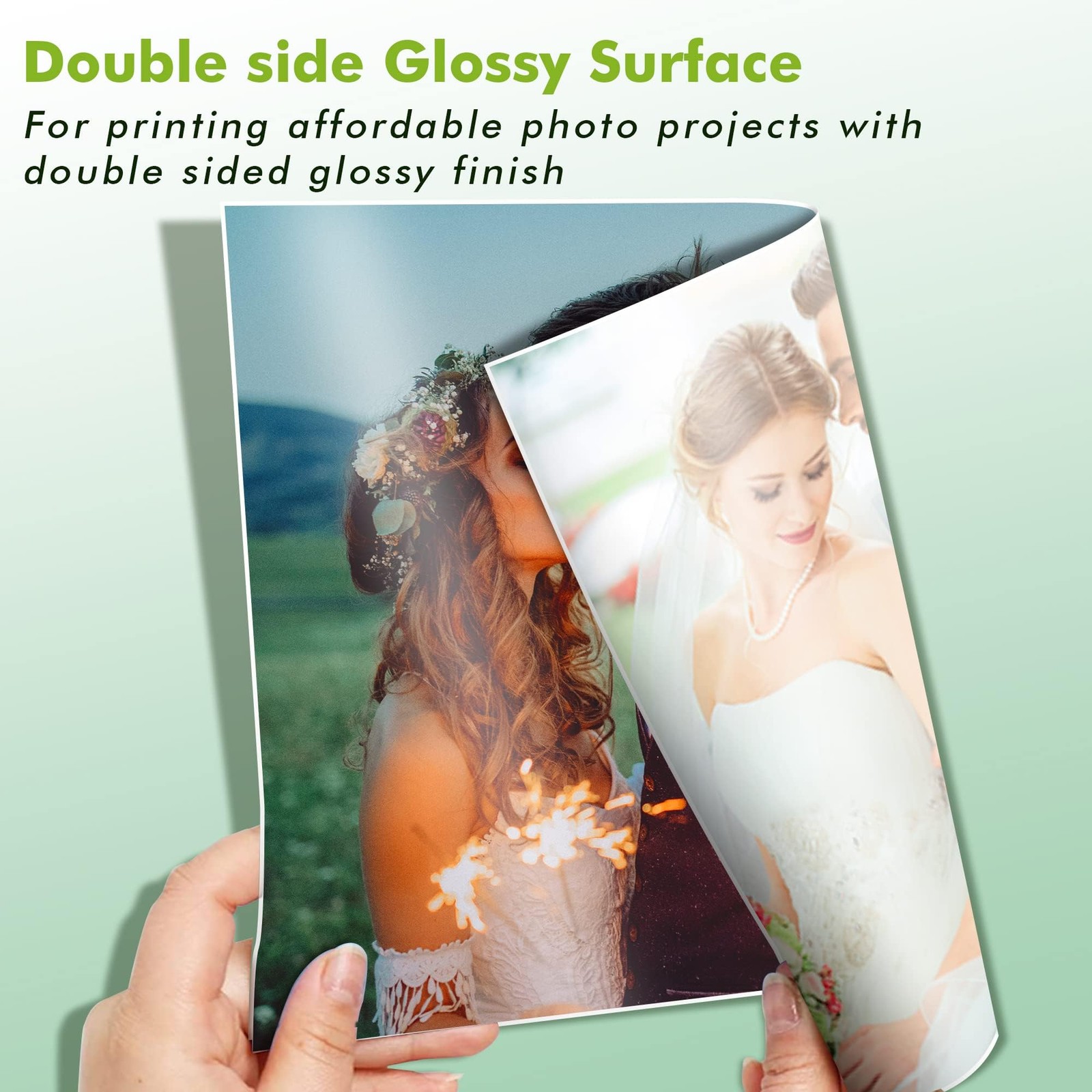 Koala Double Side Thin Glossy Photo Paper 8.5×11 Inches 120gsm 100 Sheets Com…