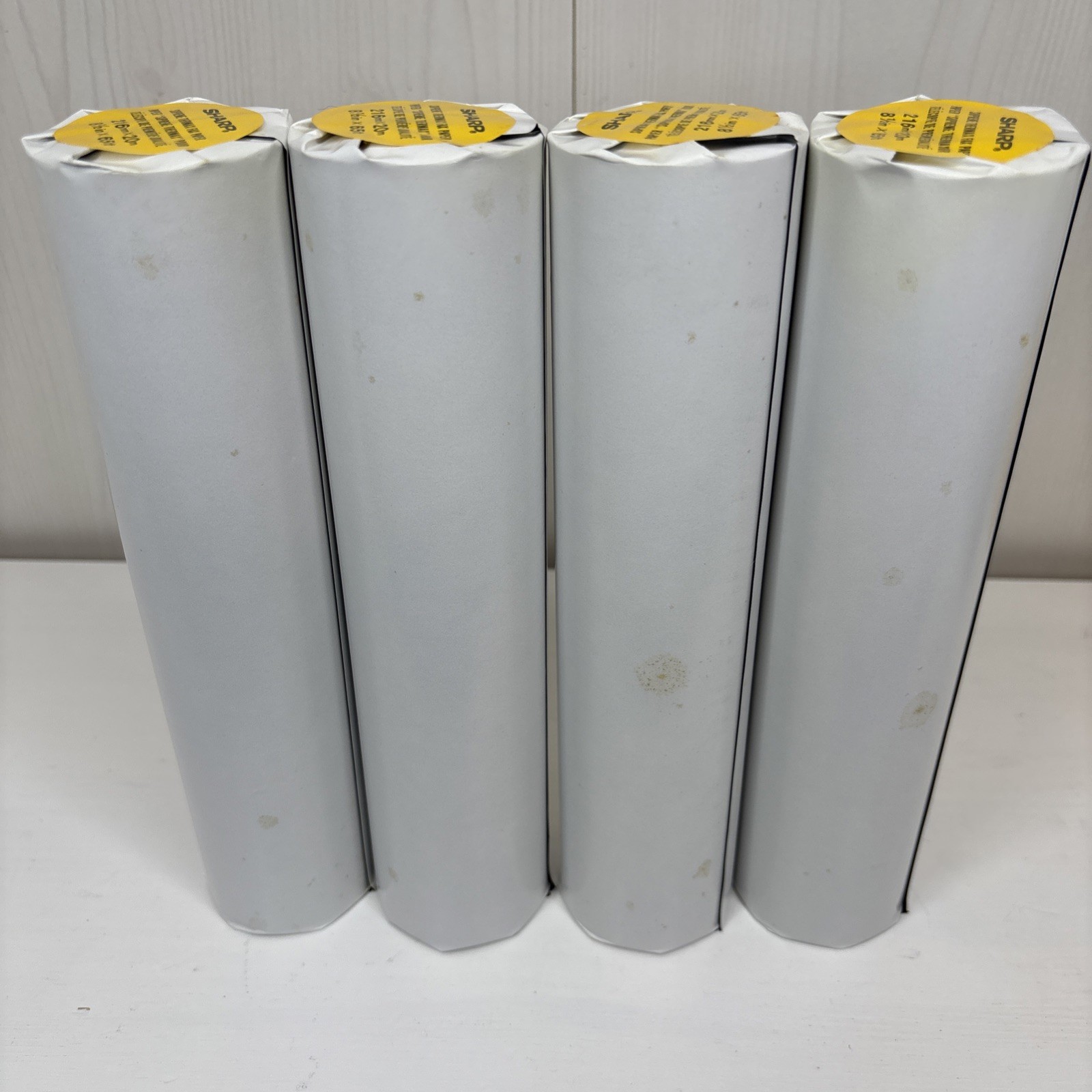 SHARP MX-1R2 Supreme Thermax Fax Paper, 2 Boxes (4 Rolls), 8-1/2″ x 65FT / NOS