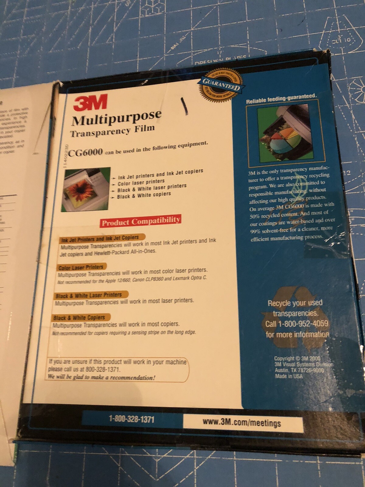 Transparency Film Printer Paper 71 Sheets 3M & JM for Copiers & Laser Printers