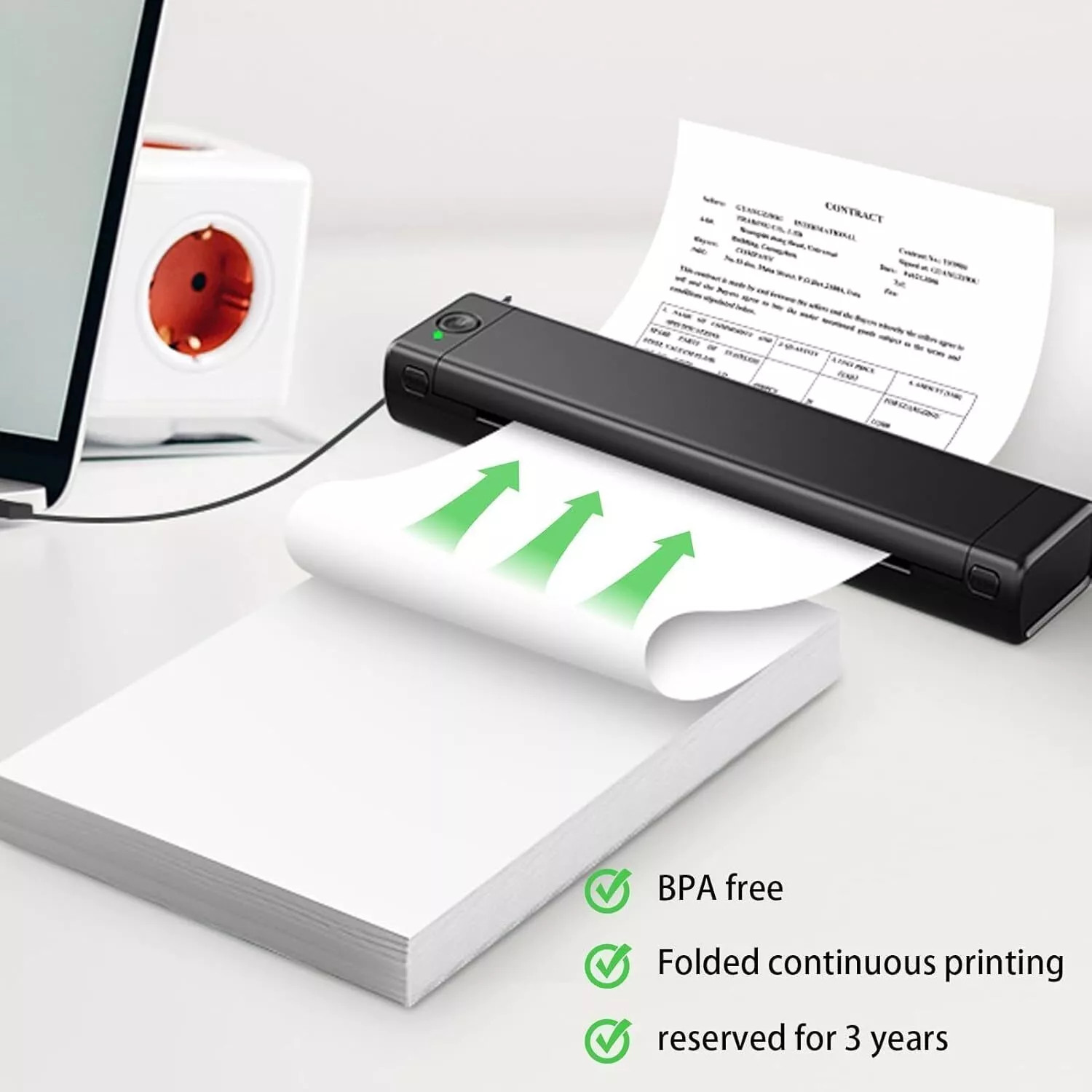 100-1000Sheets 8.5″x11″A4 Thermal Paper US Letter Size for M08F M834 MT800 PJ762
