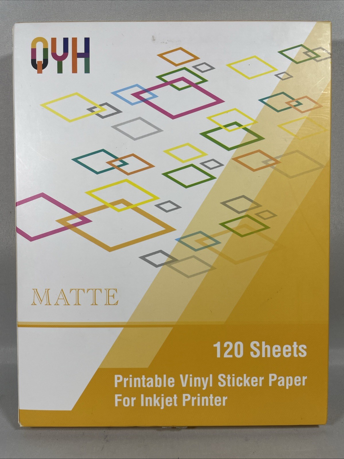 Premium Printable Vinyl for Inkjet Printer-120 Matte Waterproof Sticker Paper…