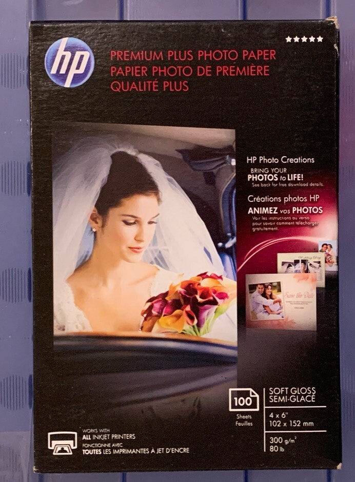 Hewlett Packard CR666A Soft-Gloss 4 x 6 Photo Paper 100 sheets
