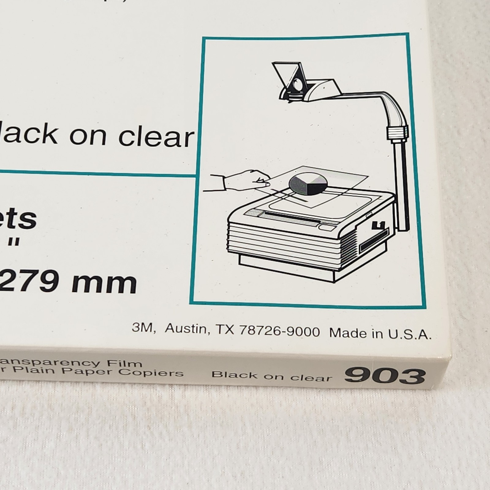 Highland ® 903 Transparency Film For Plain Paper Copiers 8.5×11″ Open Box