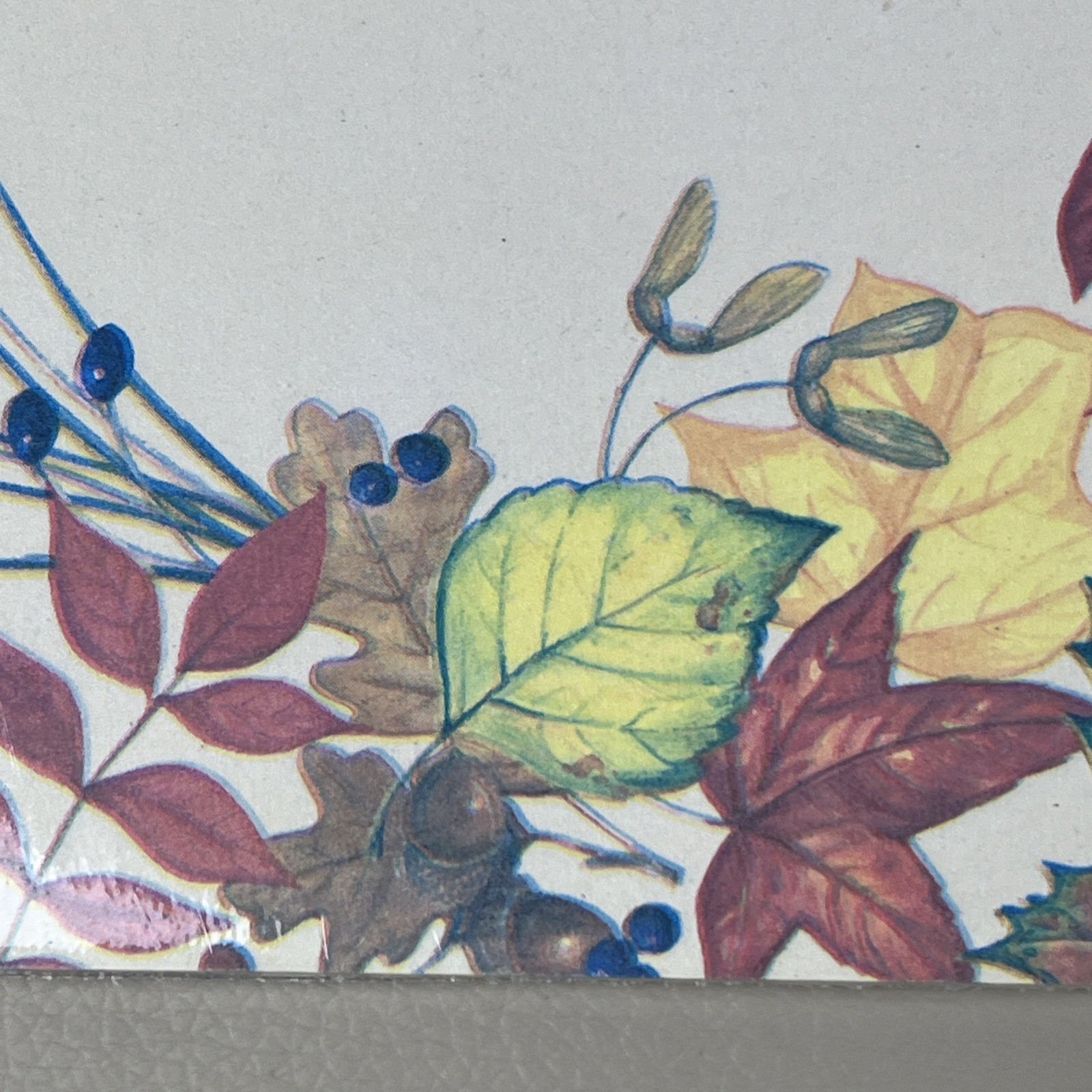 Computer Printer Paper 40 Sheets 8.5″ x 11″ Greenbrier Fall Leaves Vintage