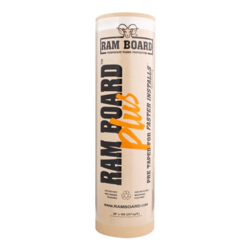 Ram Board Plus Floor Protector Paper 38 in. x 100 ft. Beige