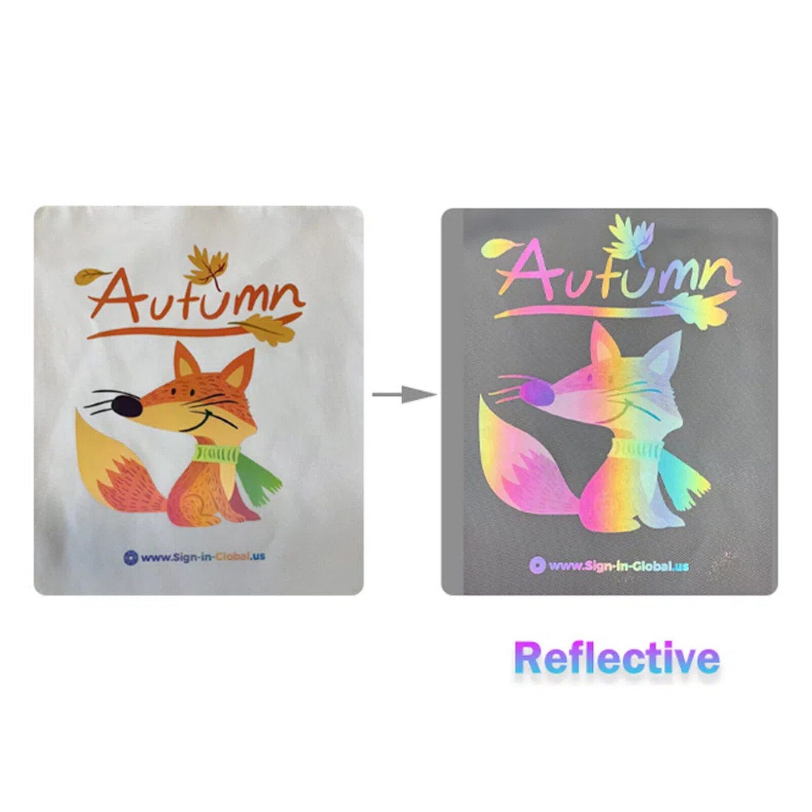 Wholesale 13″ Reflective Colorful DTF Film Roll Cold Peel for DTF Print Transfer