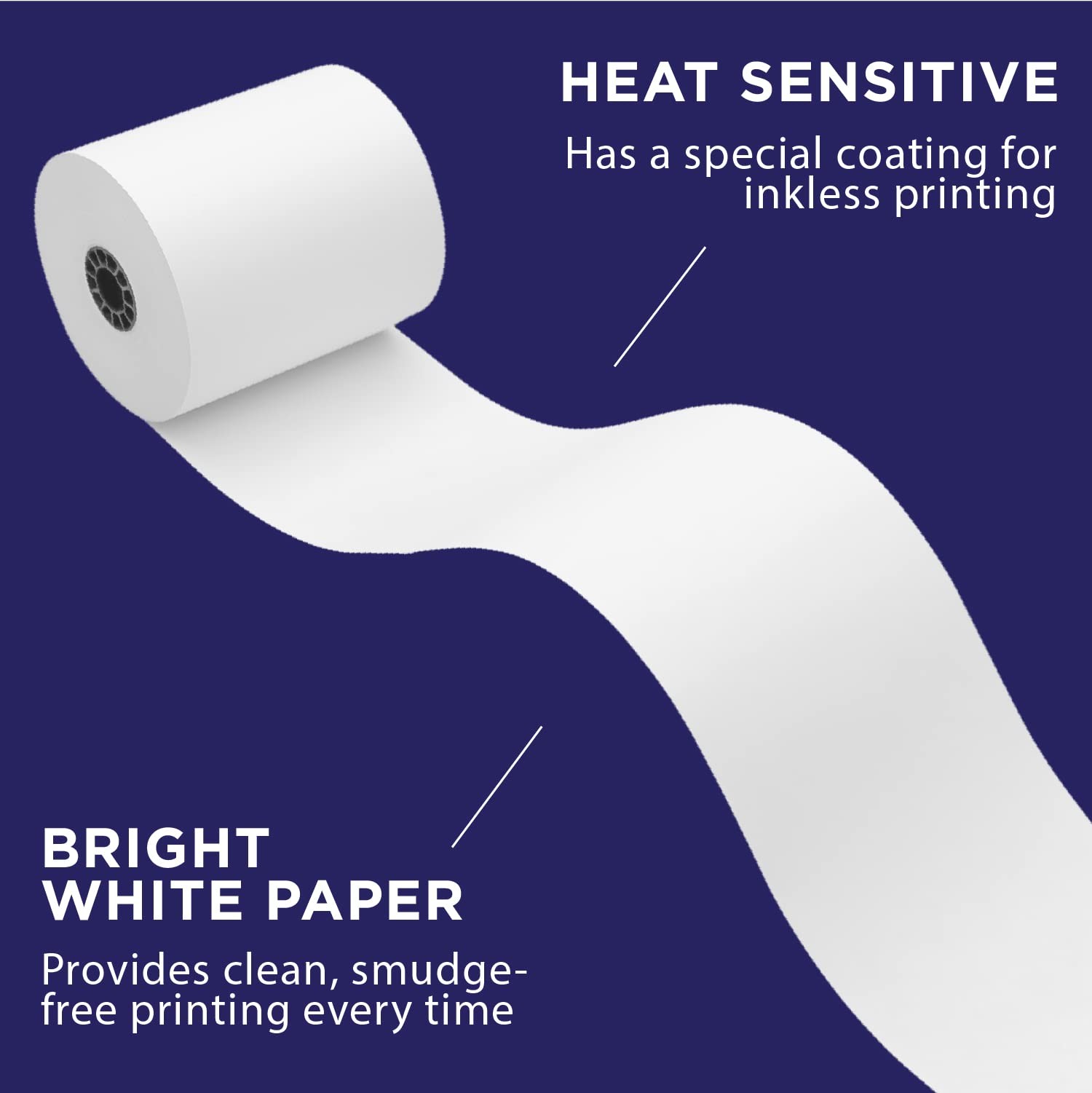 Thermal Paper for Toast TP200 Printer by Planet | 20 20 Rolls, White