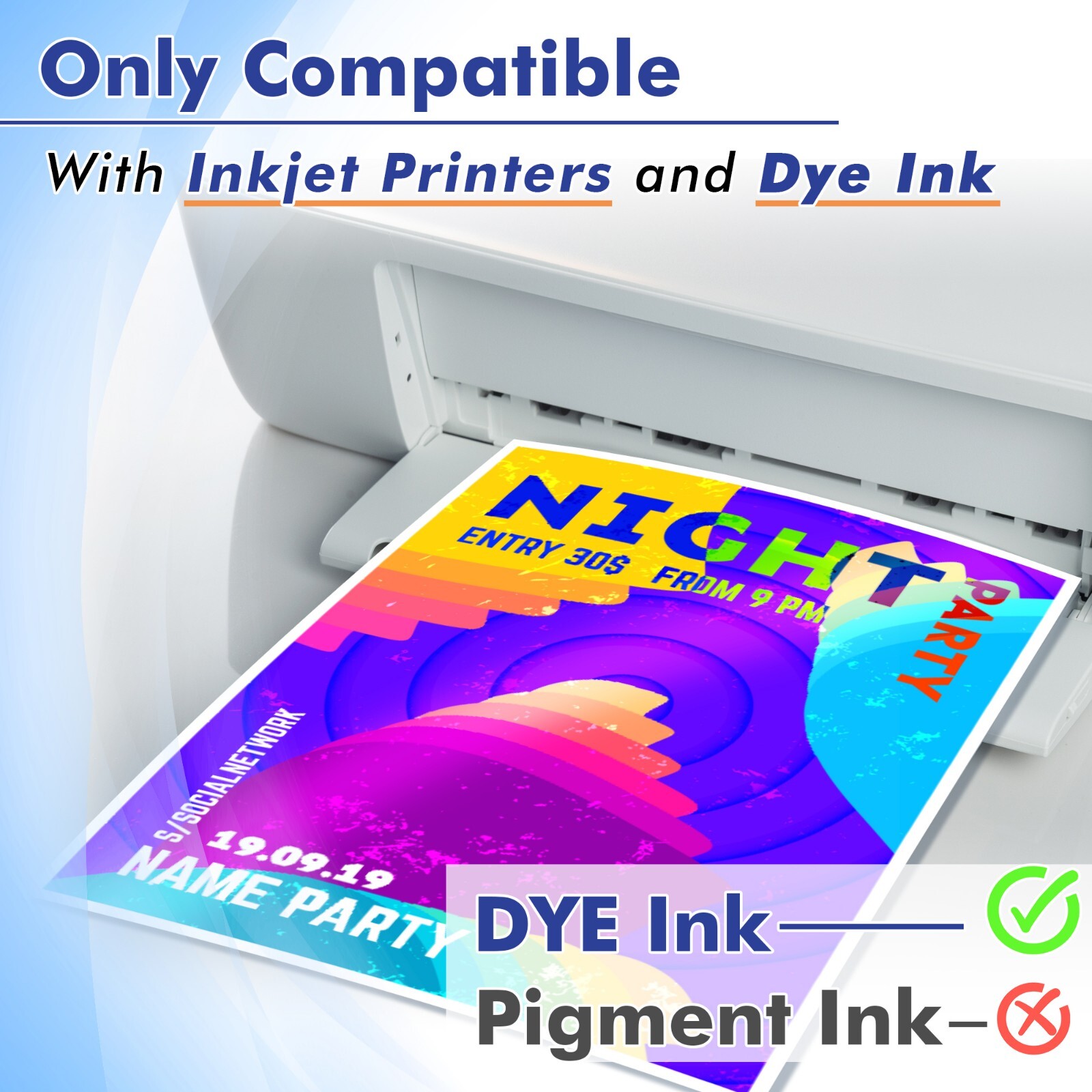 Koala Glossy Inkjet Printer Paper 30lb 8.5×11 8.5×14 DIY Chip Bag Legal Size