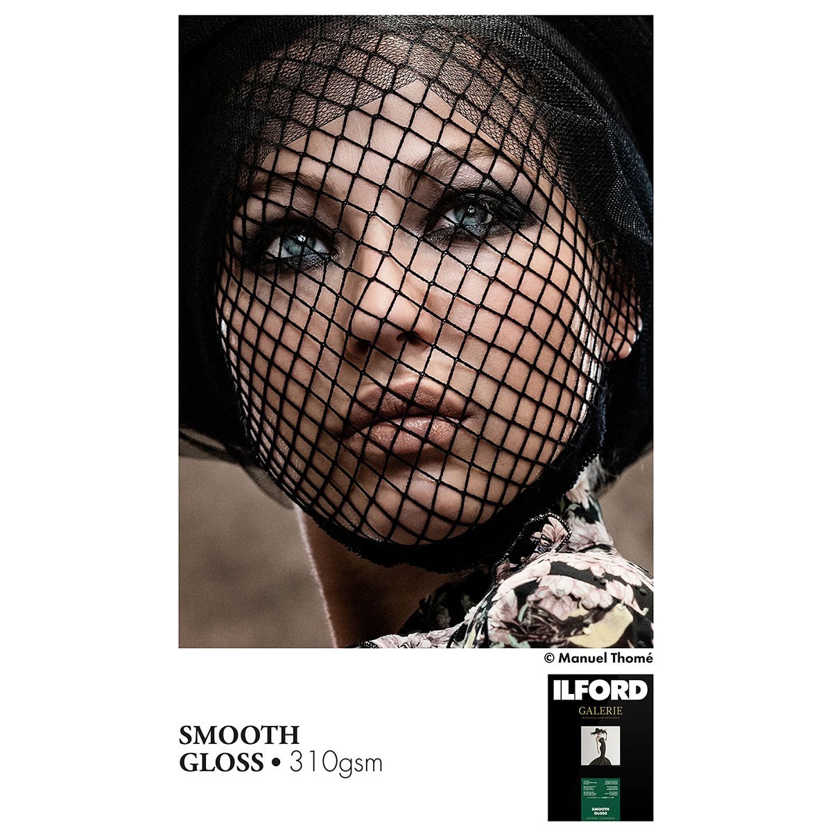 Ilford Smooth Glossy Fine Art Paper (8.5×11″), 250 Sheets #2001740