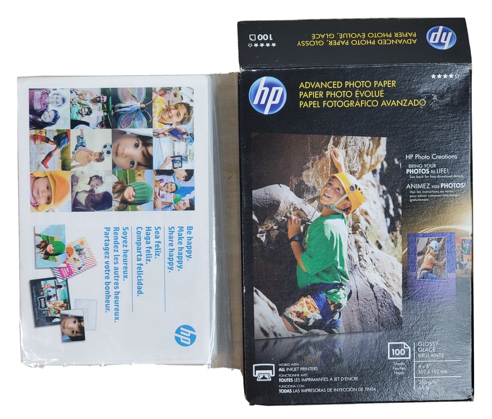 HP Everyday PHOTO PAPER 100 Glossy Sheets 4 x 6″ Q6638A Open Box
