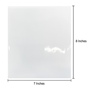Glossy Clear Self-adhesive Overlay Laminating Sheet Contact Papers, 7 X 8