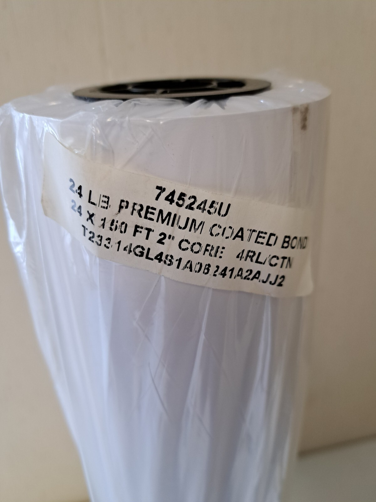 1 Roll 24lb Premium Coated Bond, 24″ wide, 150-ft roll, New Open Box, Ships FREE