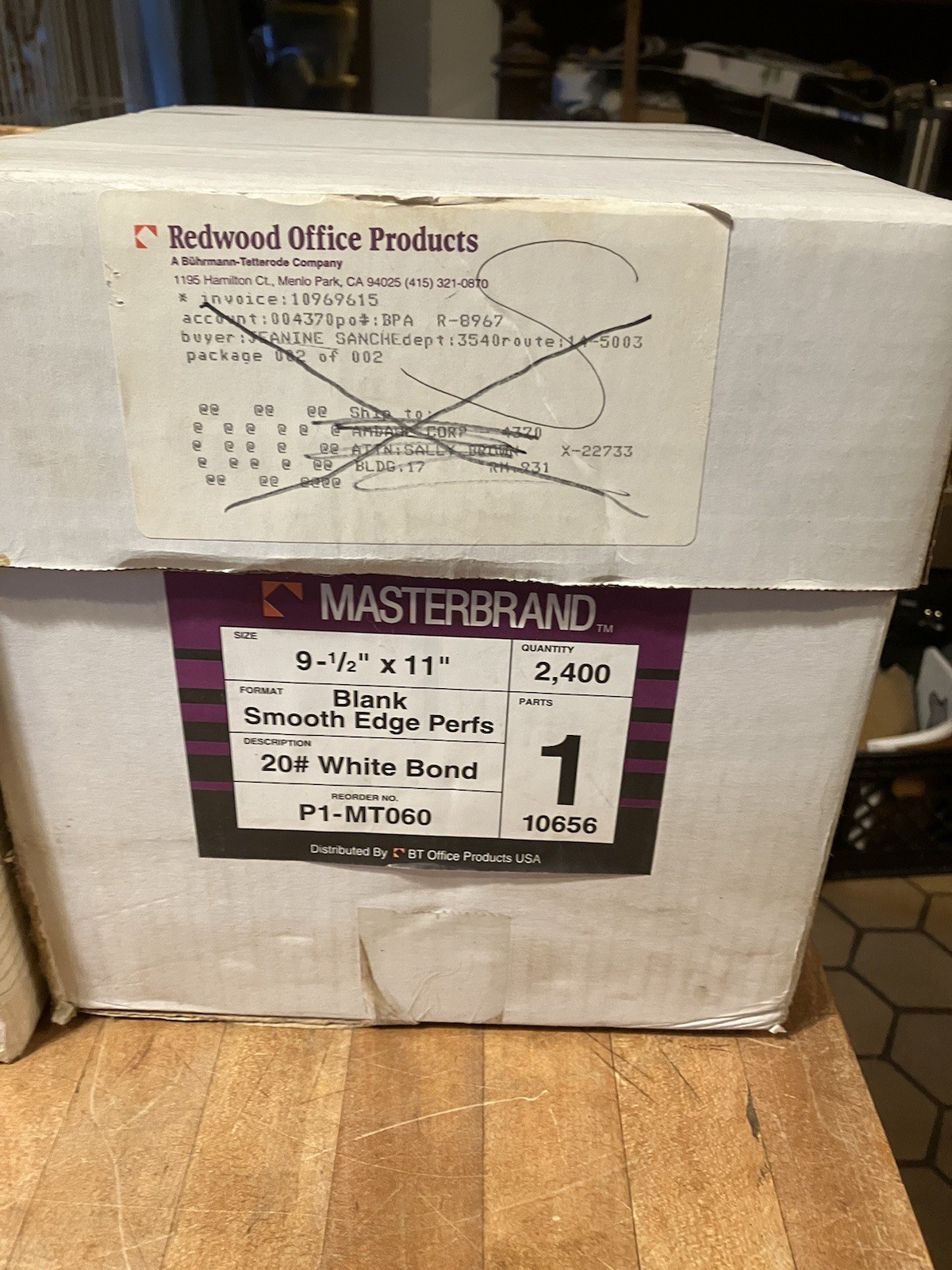 Approx. 4400 + Sheets Continuous Computer Paper 9.5 X 11 for Dot Matrix Printer