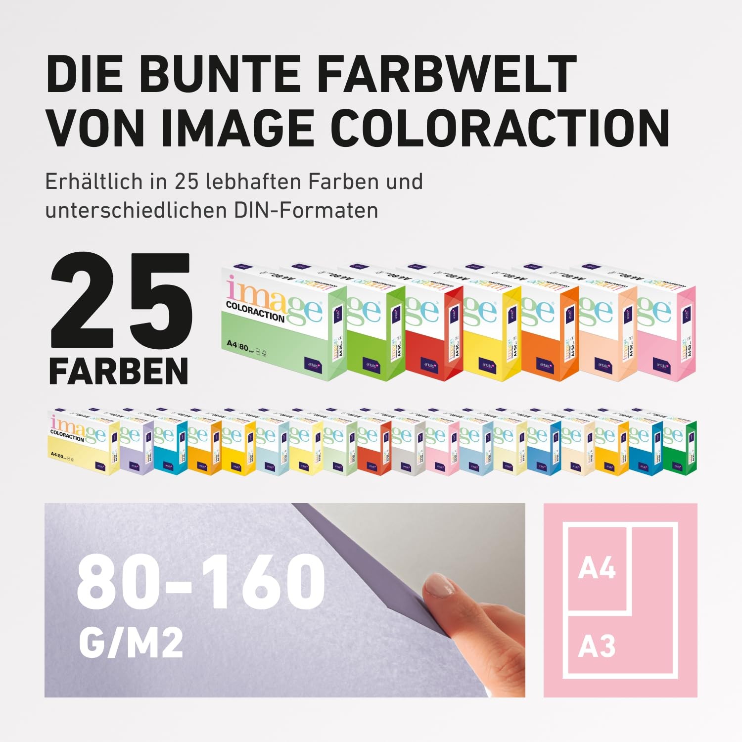 Coloraction Lagoon Coloured Copy Paper A4, 210 x 297mm, 160gsm Bu…