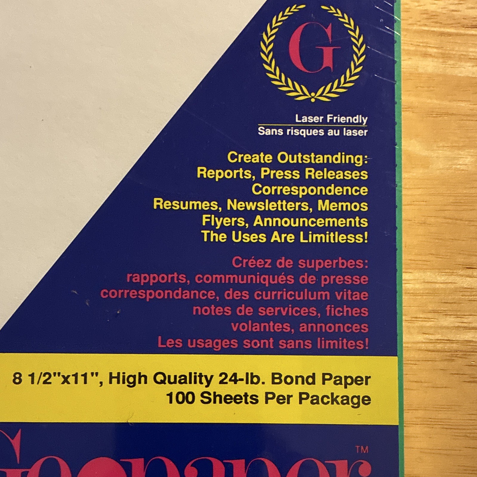 Geographics Geopaper GEOCHECKERBOARD 8.5×11 Bond Green/Blue 100 Sheets
