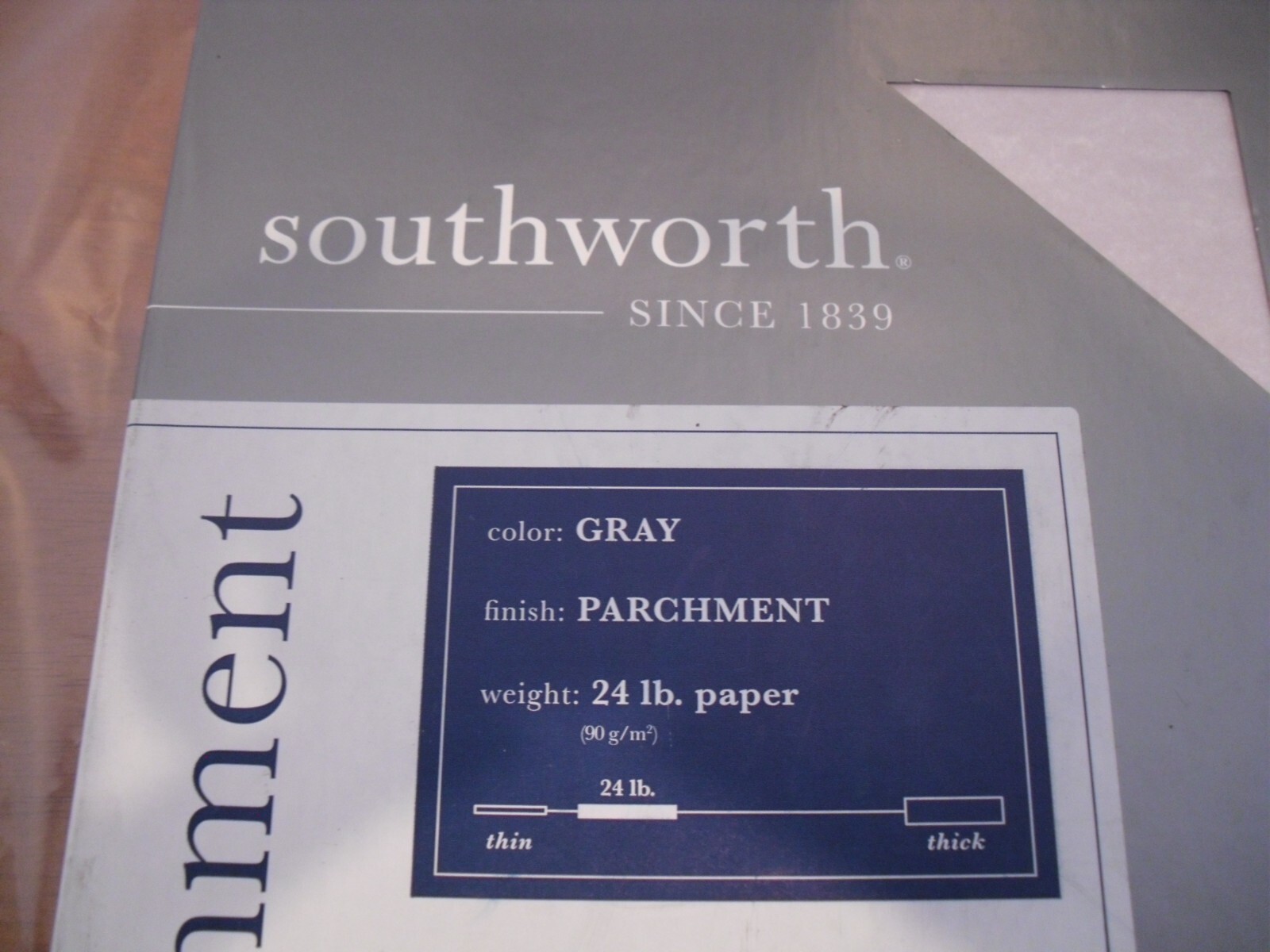 Southworth P974ck/3/36 Parchment Paper – Letter – 8.50″ X 11″ – 24 Lb –