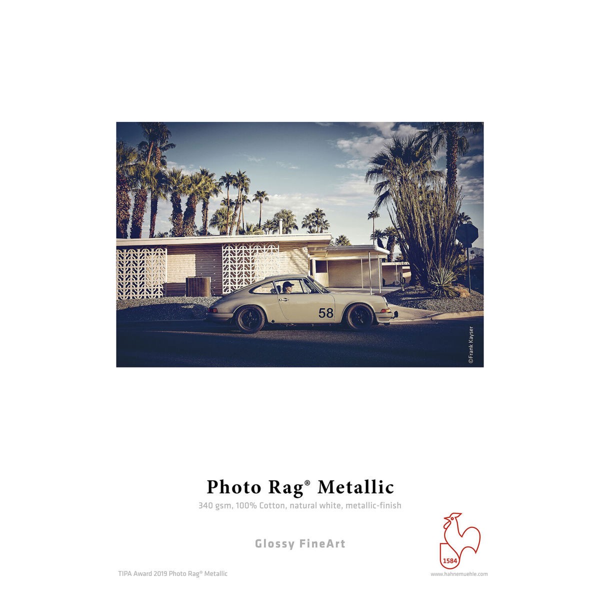 Hahnemuhle Photo Rag Metallic FineArt Inkjet Paper, 340gsm, Natural White, 25 Sh