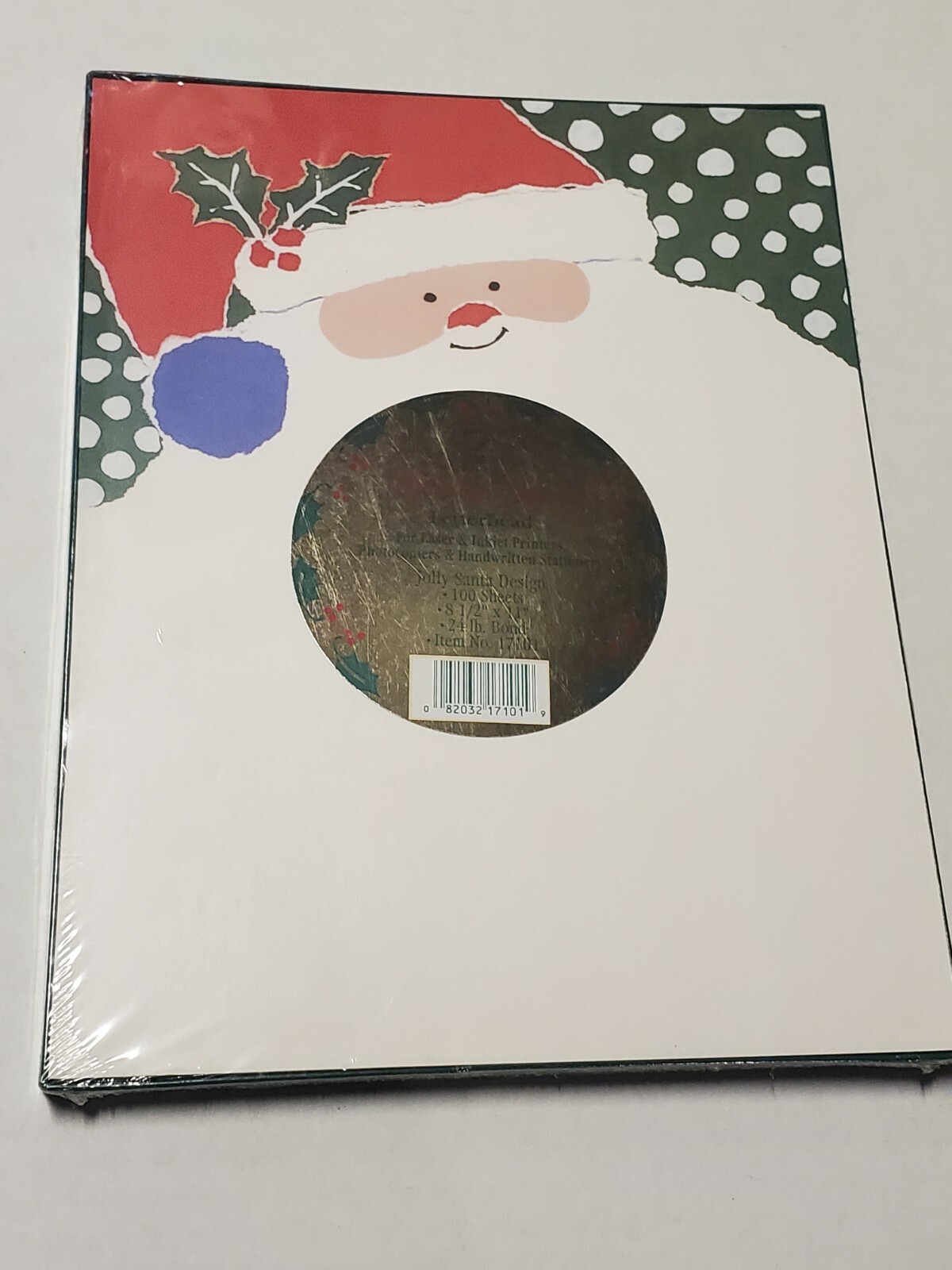 Z Grafix Santa Claus Christmas Holiday Stationery 100 Sheets letters NEW