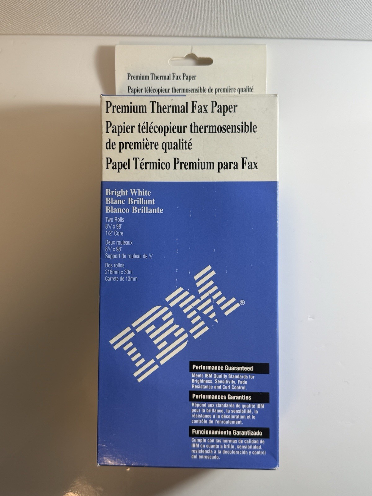 IBM PC Compact Printer Paper Thermal Paper 8 1/2 wide 30m Long Roll – 2 Rolls