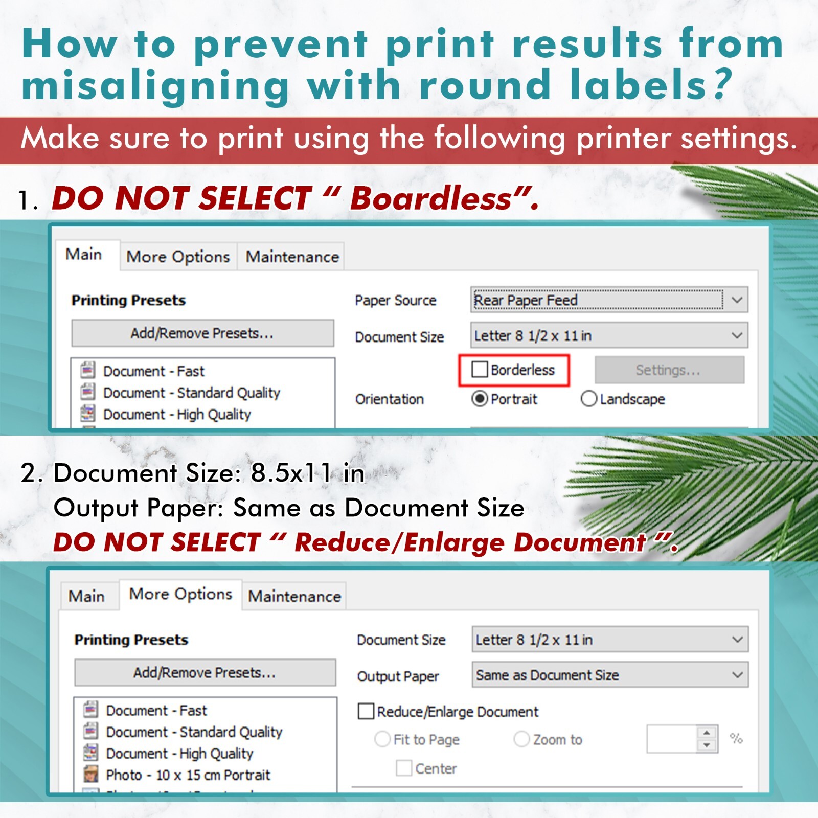 300 Koala Round Label 2 inch Waterproof Printable Cirle Labels for Inkjet Laser
