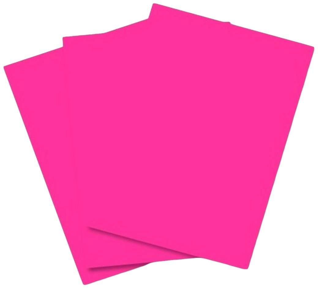 A4 80 GSM Coloured Paper Bright Pink Pack of 50 Sheets, HCP58