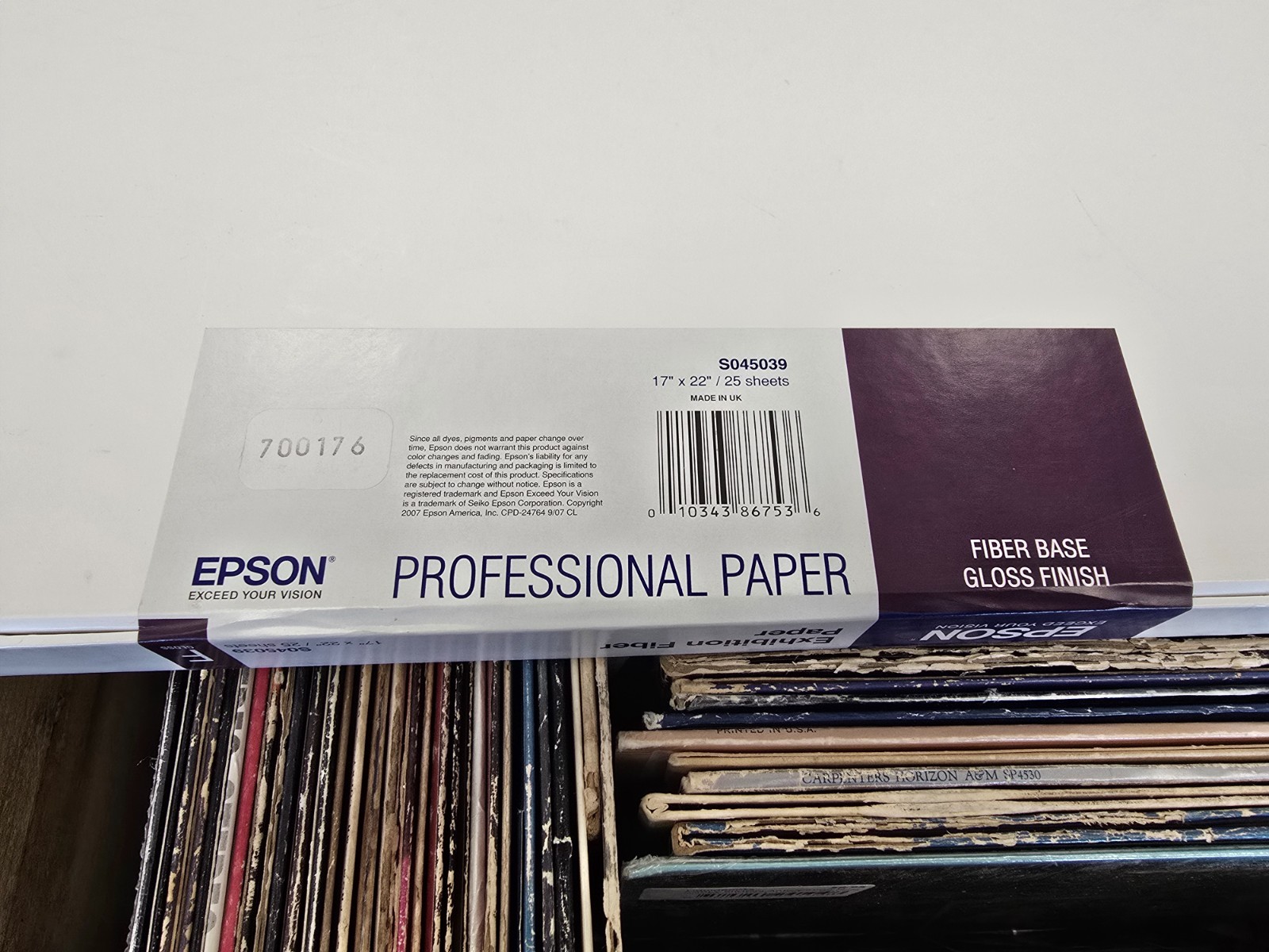 Epson Exhibition Fiber Paper 17” x 22” 19 Sheets S045039 NEW SEALED