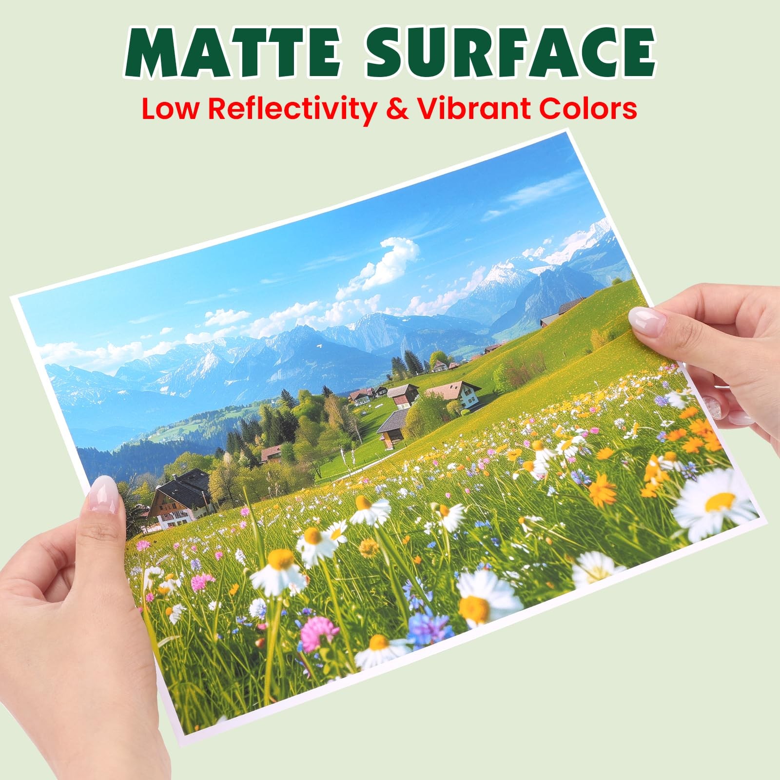 150 Sheets Matte Sticker Paper, 8.5in x 11in Sticker Paper for Inkjet & Laser…