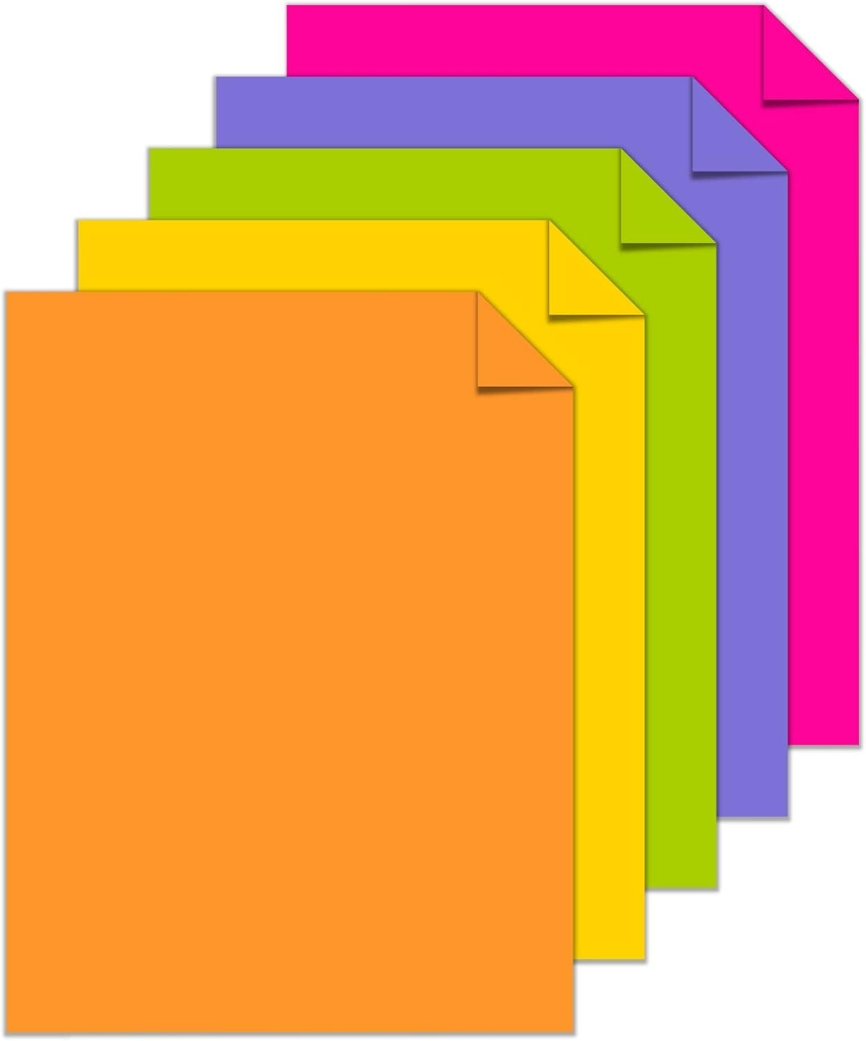 Astrobrights Bright Color Paper 8.5×11”, 24 lb, 500 Sheets for Vibrant Printing
