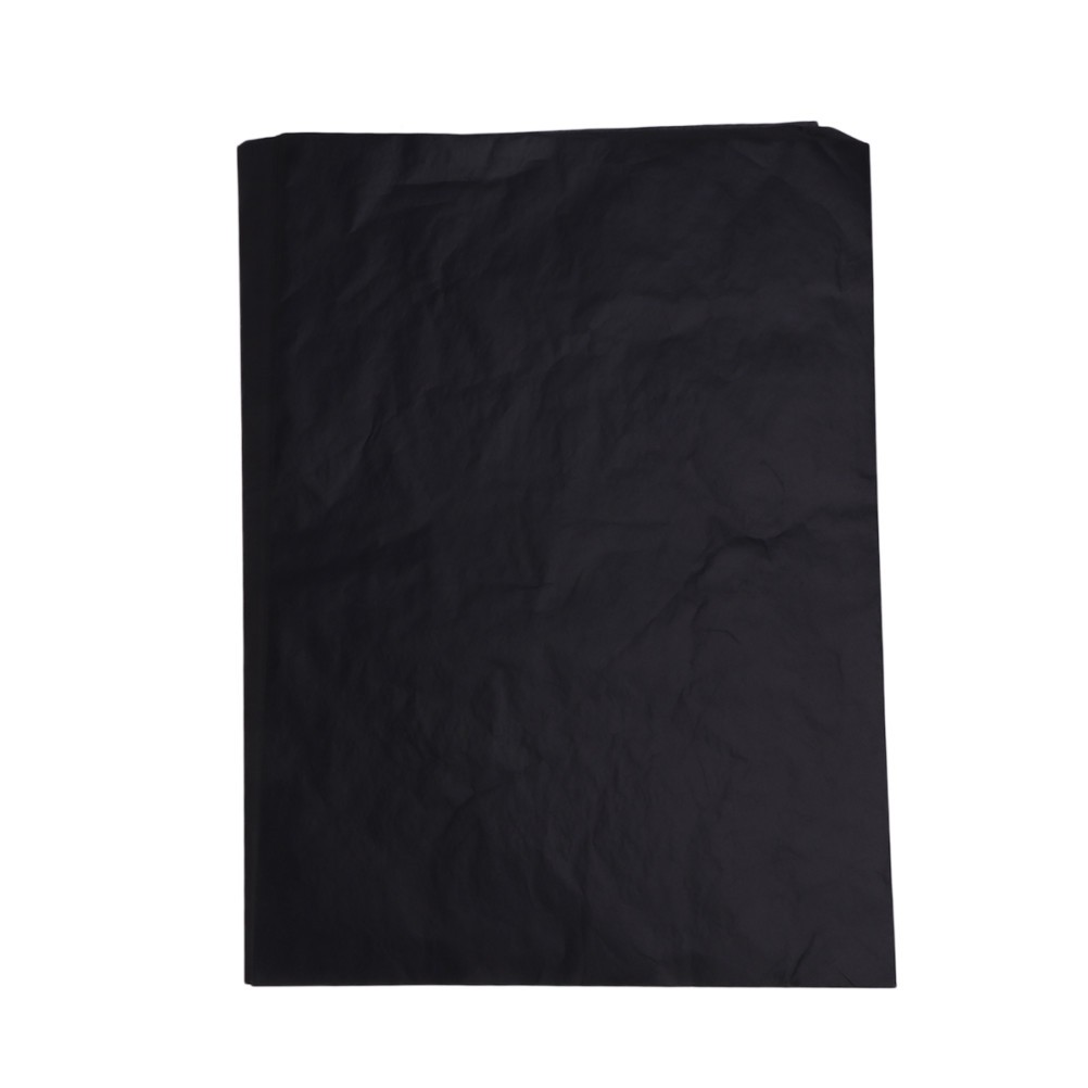 100pcs Transfer Tracing Graphite Carbon Paper for Painting Black Coated