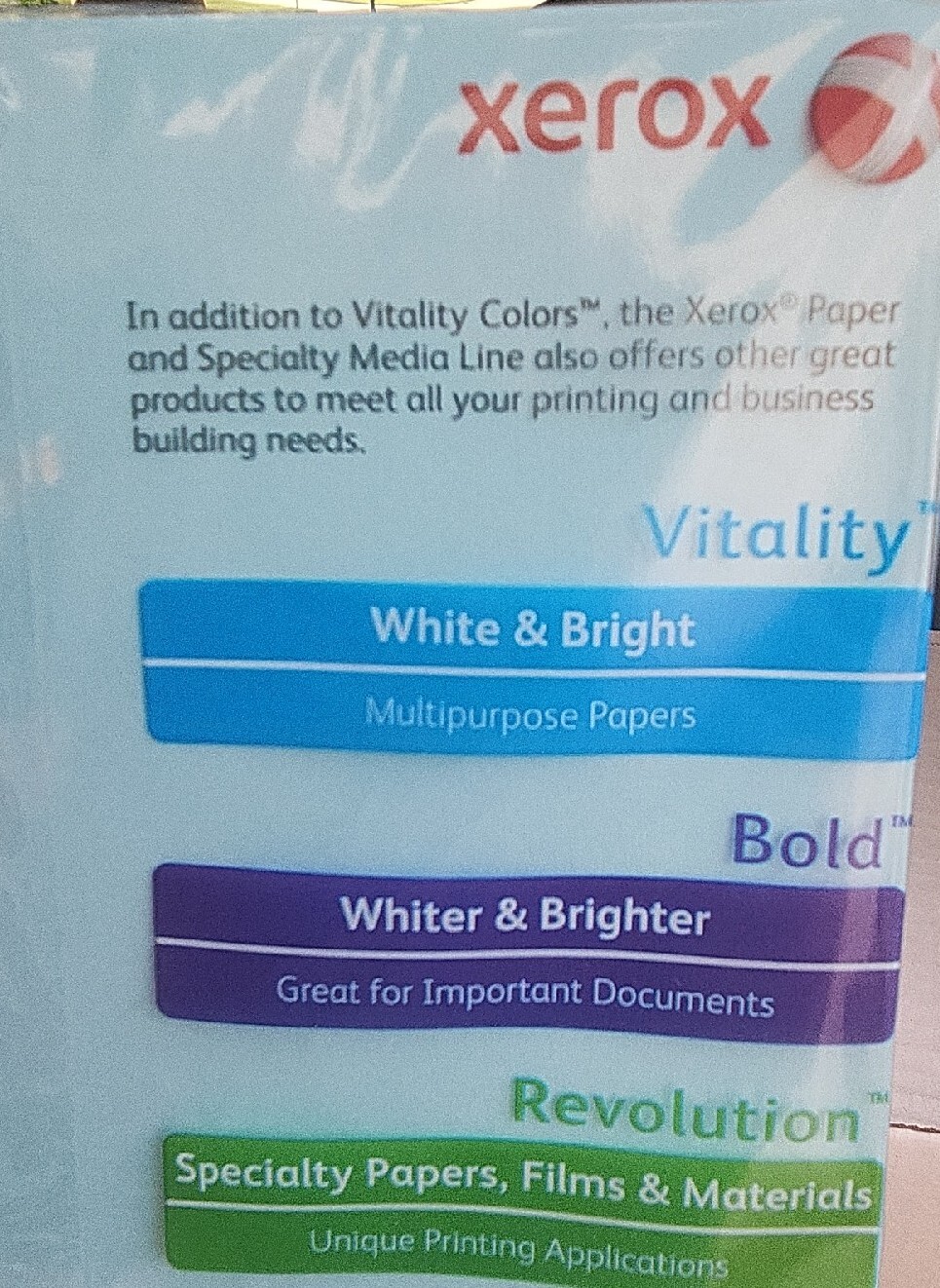 Xerox Multipurpose Pastel Paper, 20-lb, Letter, Blue Color, 5000 Sheets 3R05856