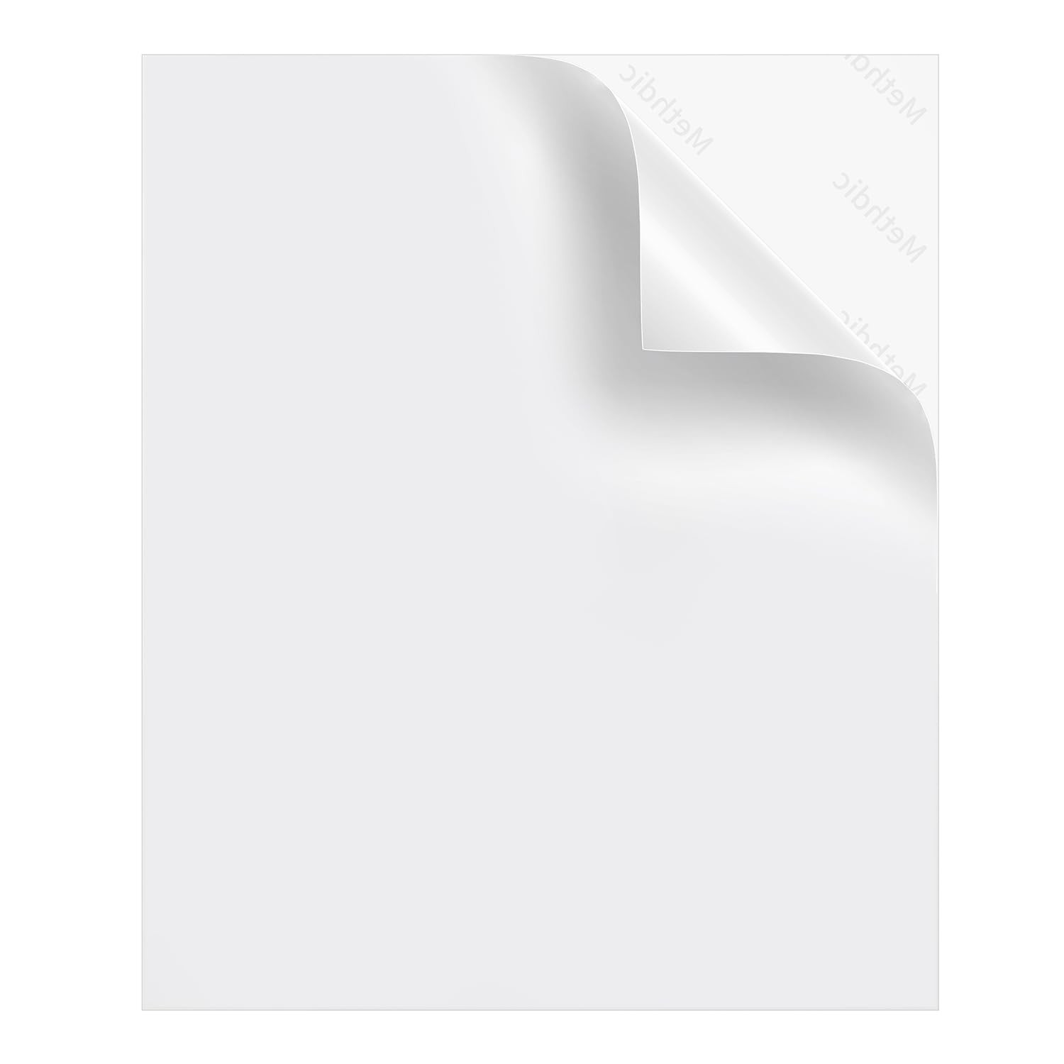 8.5″x11″ Vinyl Sticker Paper 25 Sheets Glossy White Waterproof for Inkjet Pri…