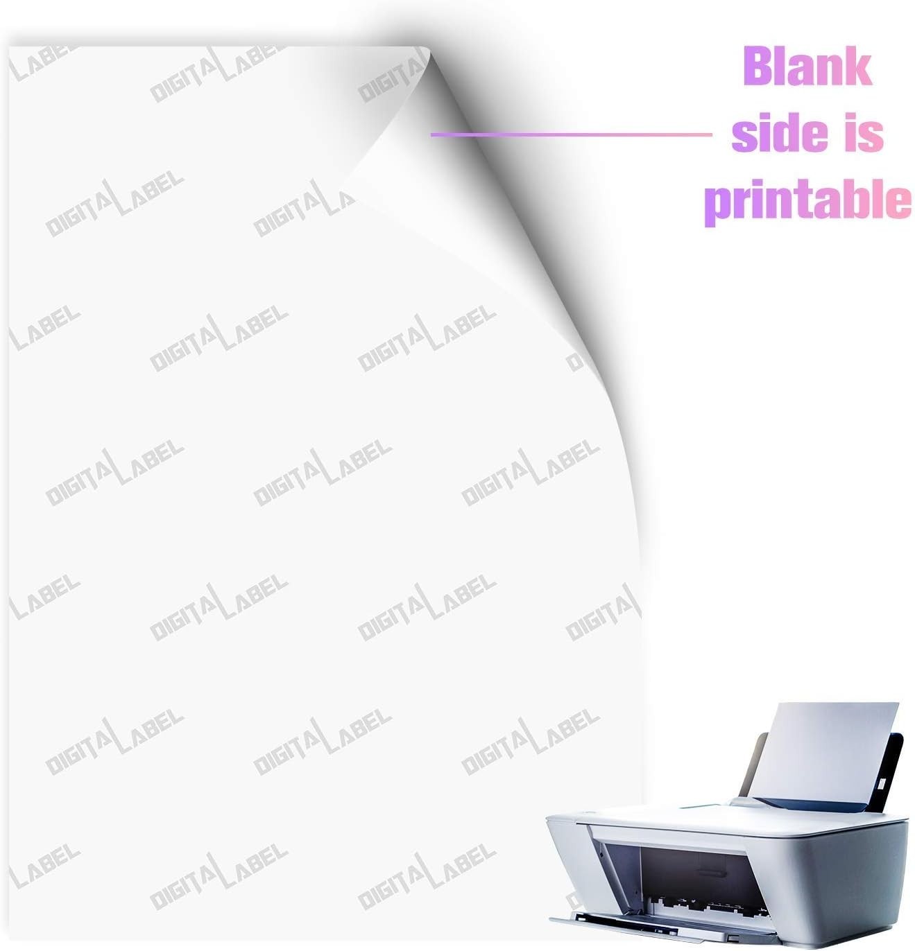 Koala Printable Vinyl Sticker Paper for Inkjet Printers – 20 Sheets Glossy Wh…