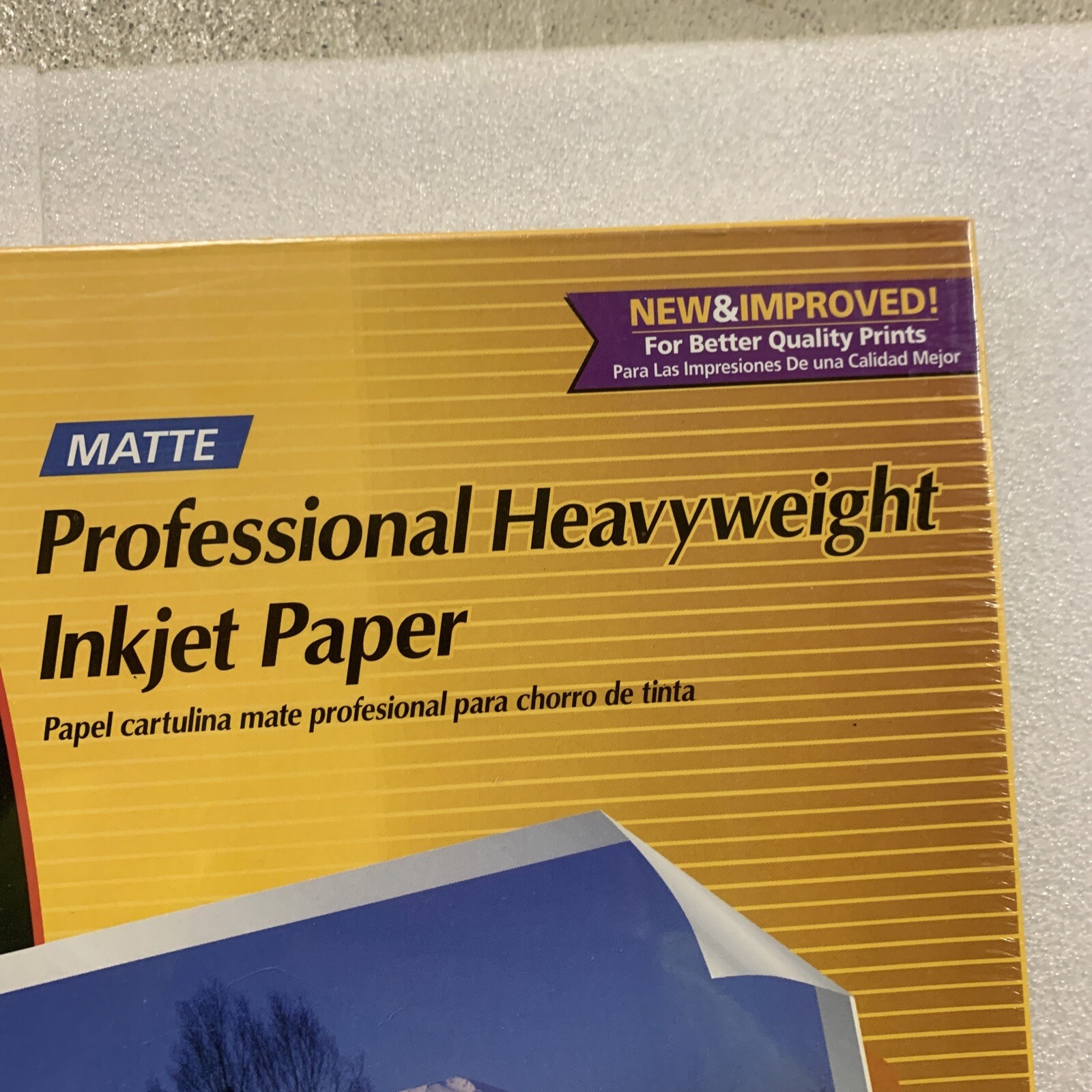 New Office Max Matte Professional Heavyweight inkjet paper,50-sheets (8.5”x11”)
