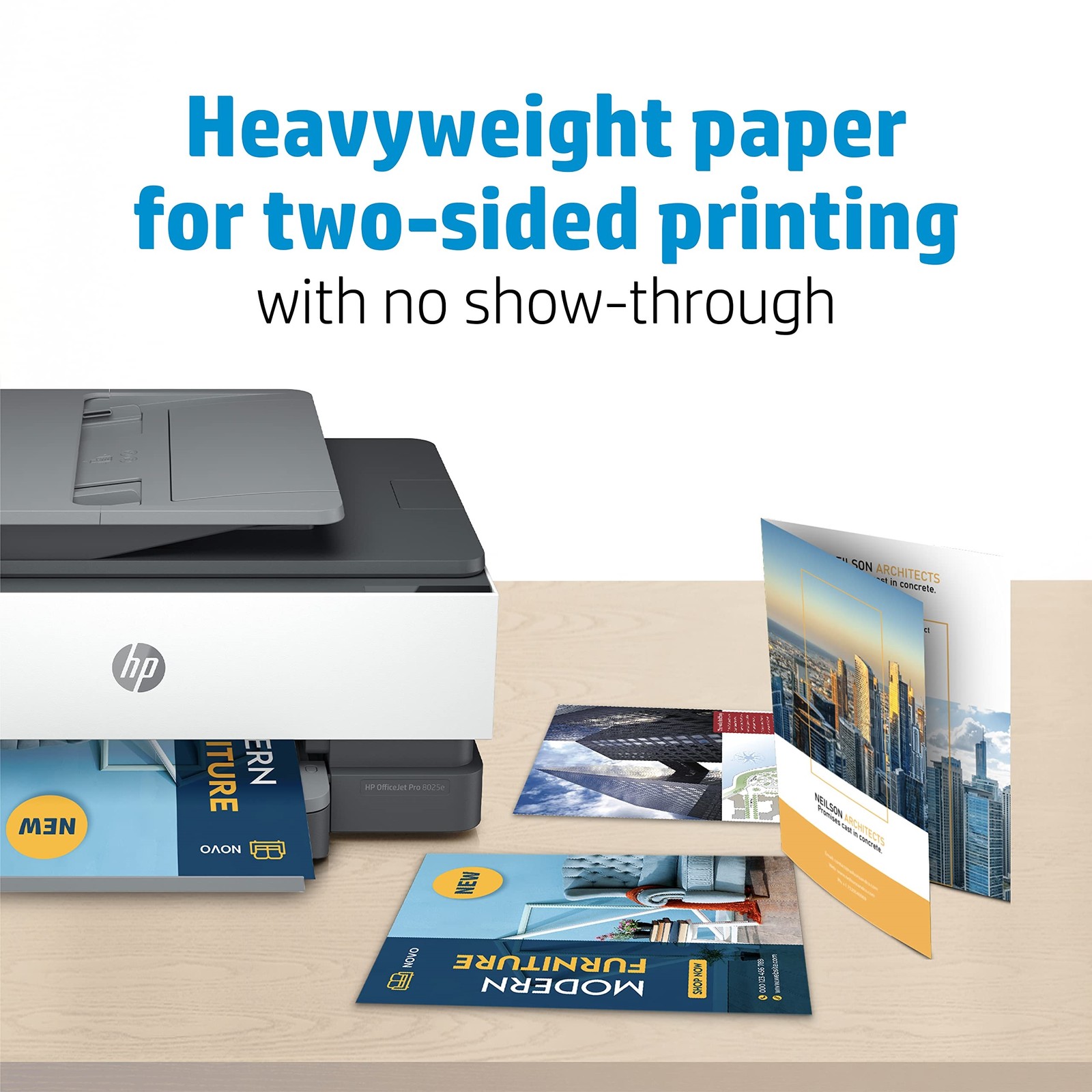 HP Brochure Inkjet Paper, 8.5×11, Matte, 150 Sheets, 180 Gram CH016A