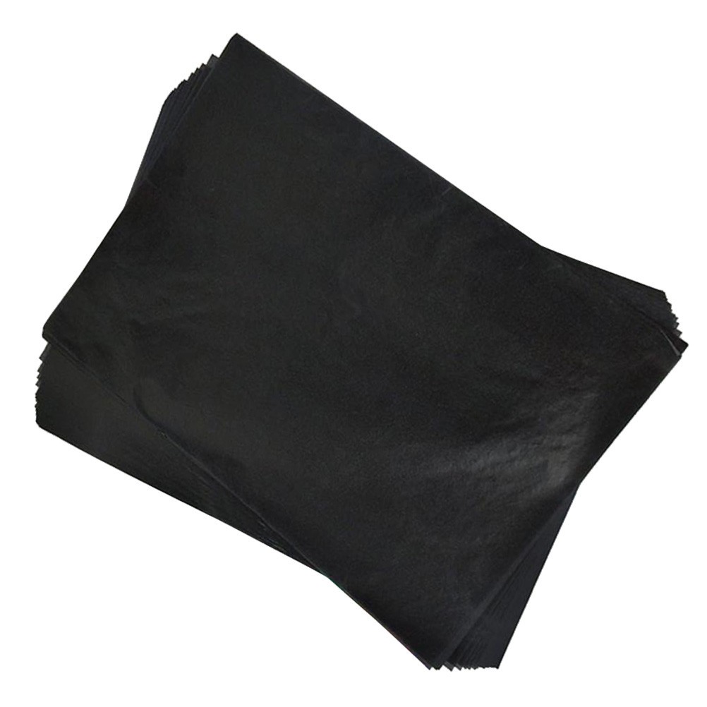 75pcs Transfer Paper Tracing Paper Graphite Painting (Black) carbon paper