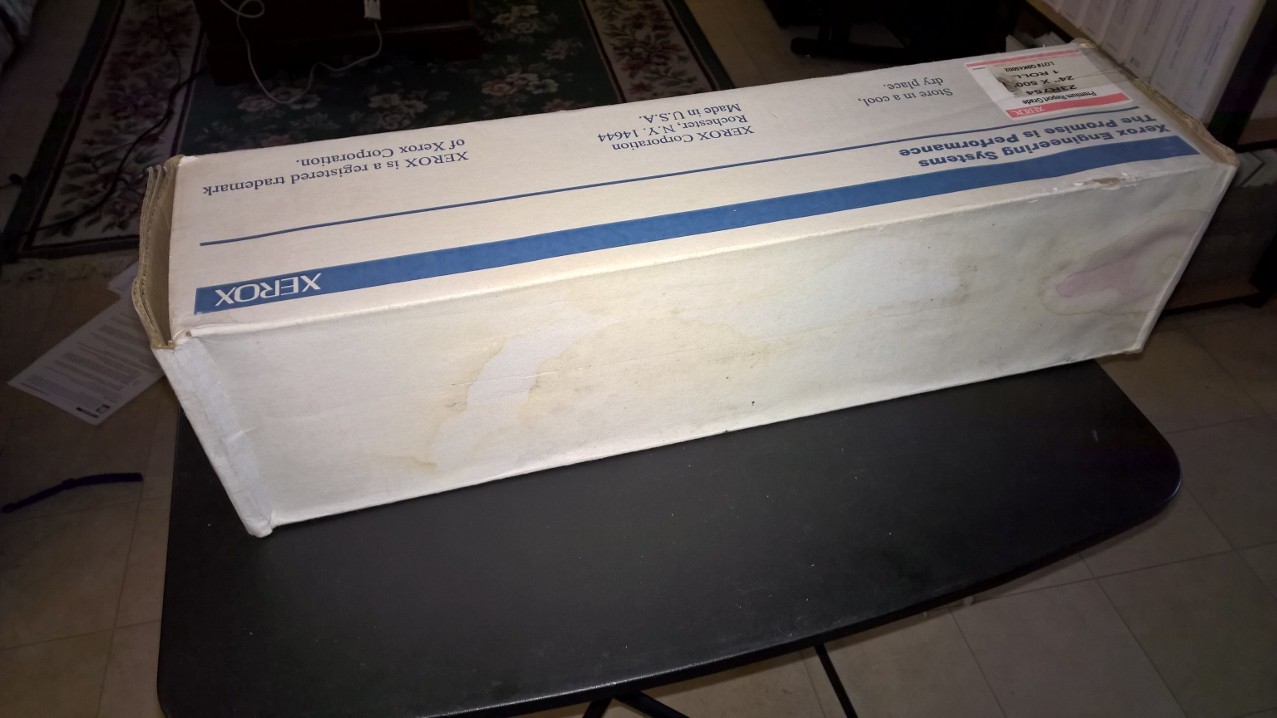 XEROX PREMIUM REPORT GRADE, 23R754, 24″ X 500′ 3″ CORE