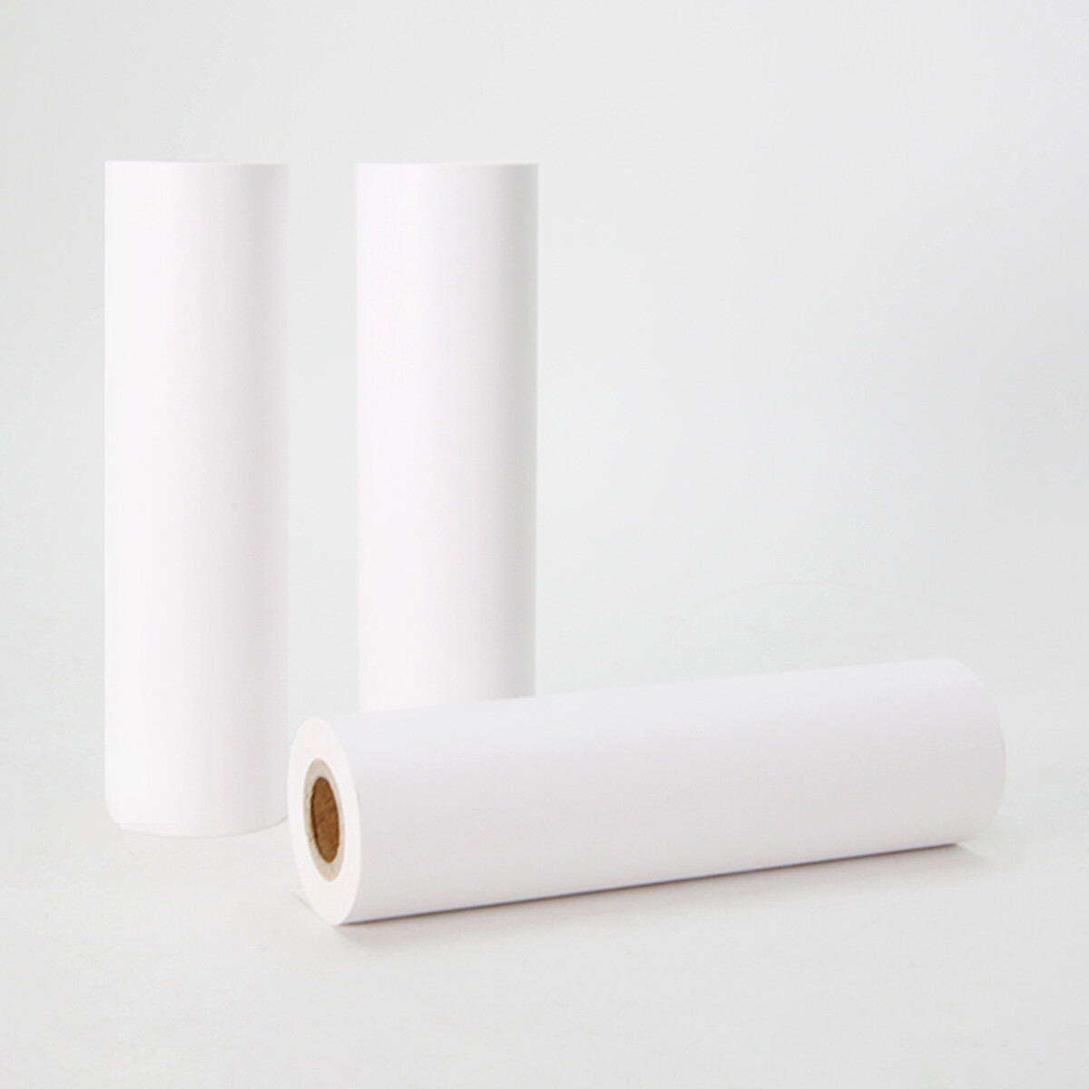 Poooli 110 * 30mm White Non-adhesive Thermal Paper Roll BPA-Free F2H5