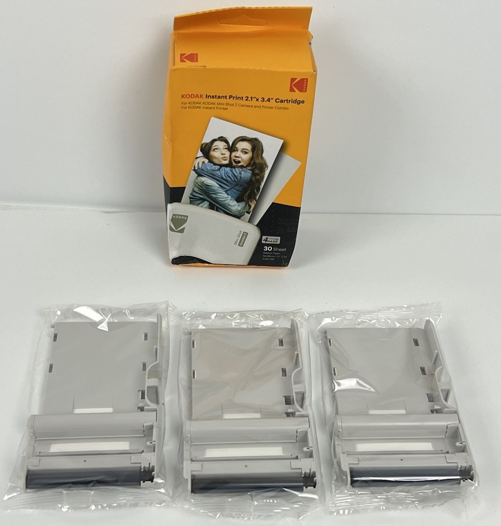 Kodak ICRG 230 Mini Shot 2 Instant Cartridge 30 Sheets 2.1×3.4 OEM NEW Open Box