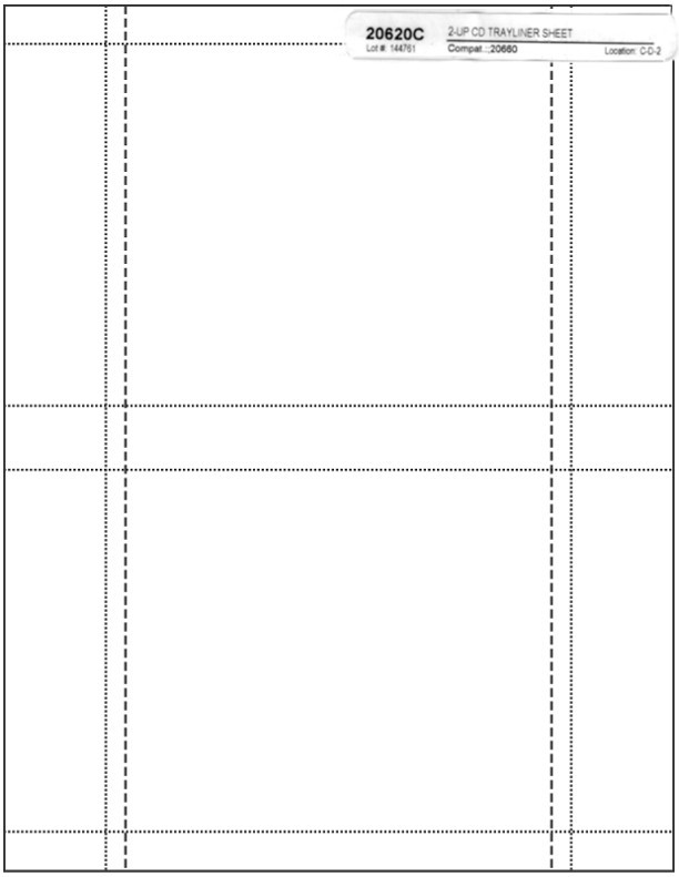 100-Sets GLOSSY FINISH Jewel Case FRONT BOOKLET & BACK TRAY Inserts (inkjet)