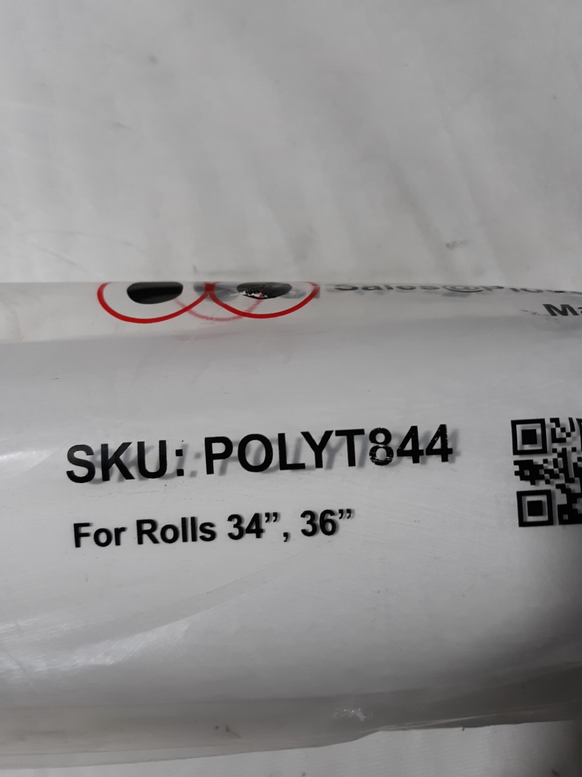 Plotter Paper Direct PolyT844 Plotter Paper – 1 Rolls, White- 36″ x 500′