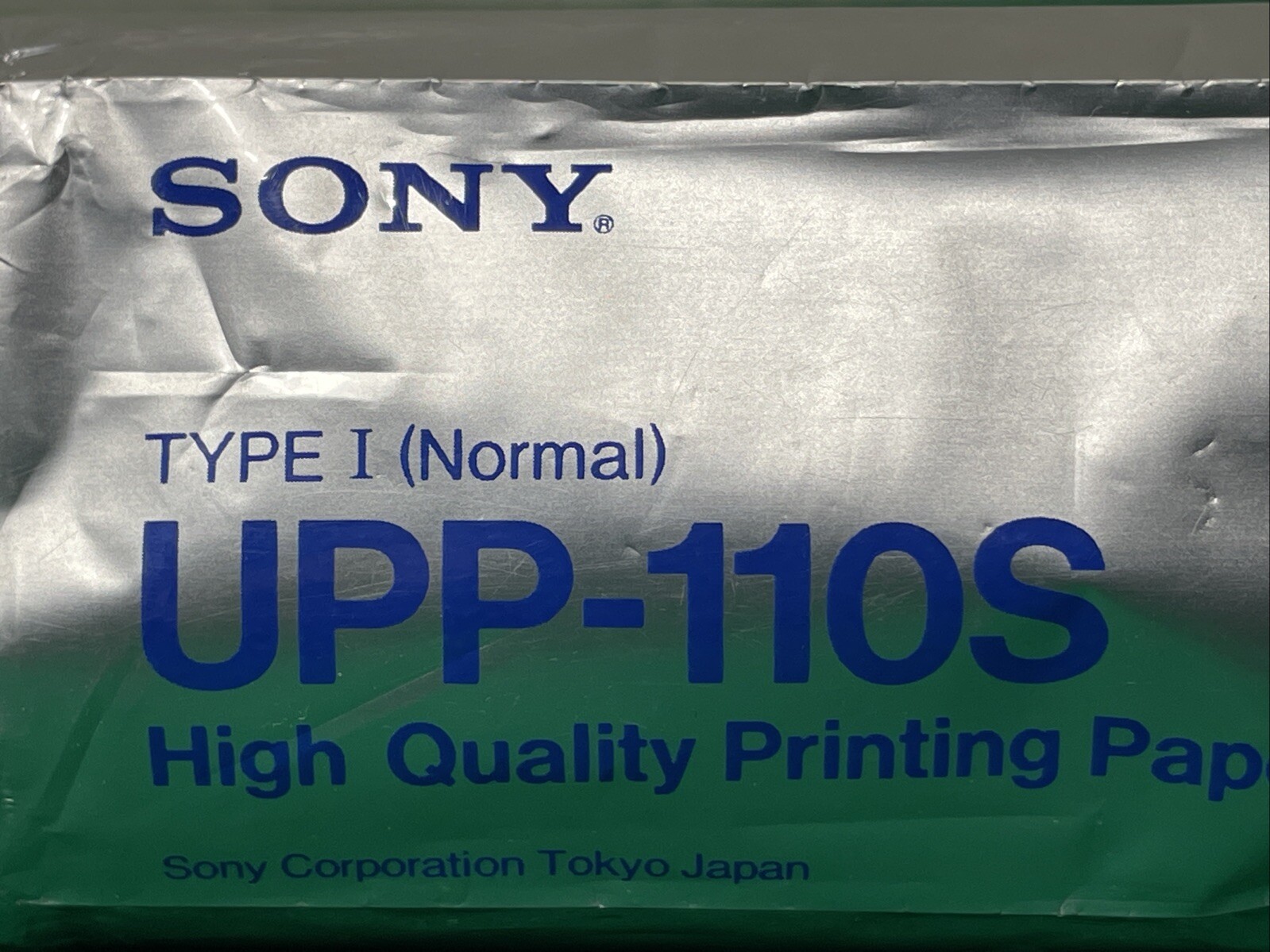 Genuine Sony UPP-110S Thermal Print Media Paper 1 Roll 110m X 20m Black Type I