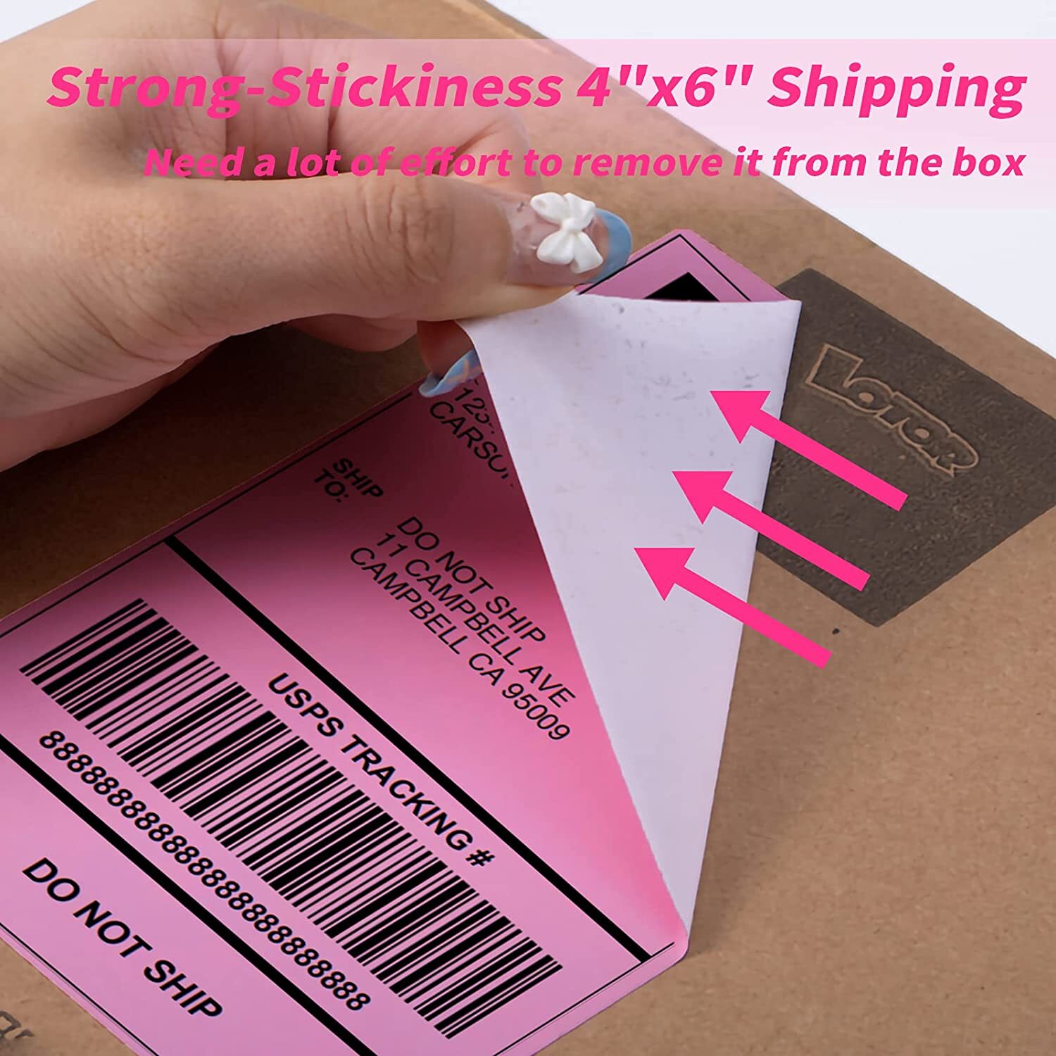 500/1000PCS 4″ x 6″ Direct Thermal Shipping Label fit for VRETTI MUNBYN Phomemo